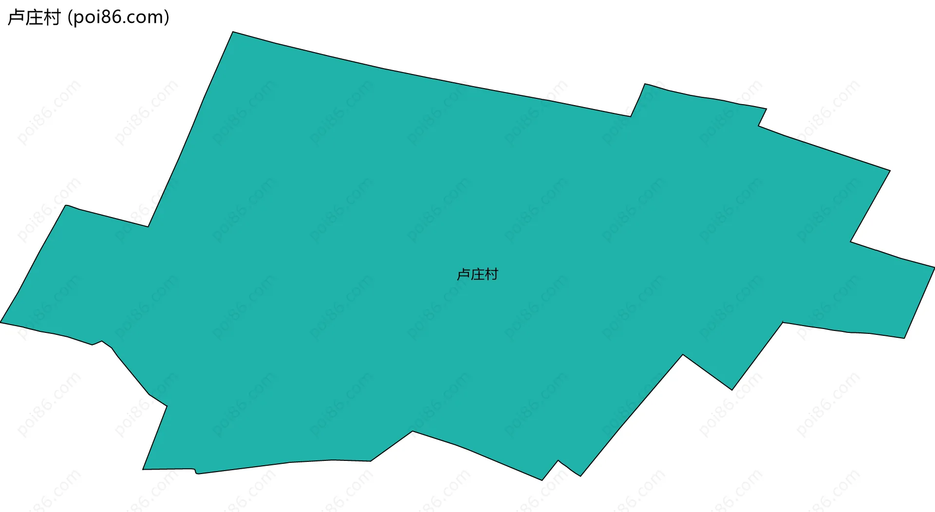 卢庄村边界地图