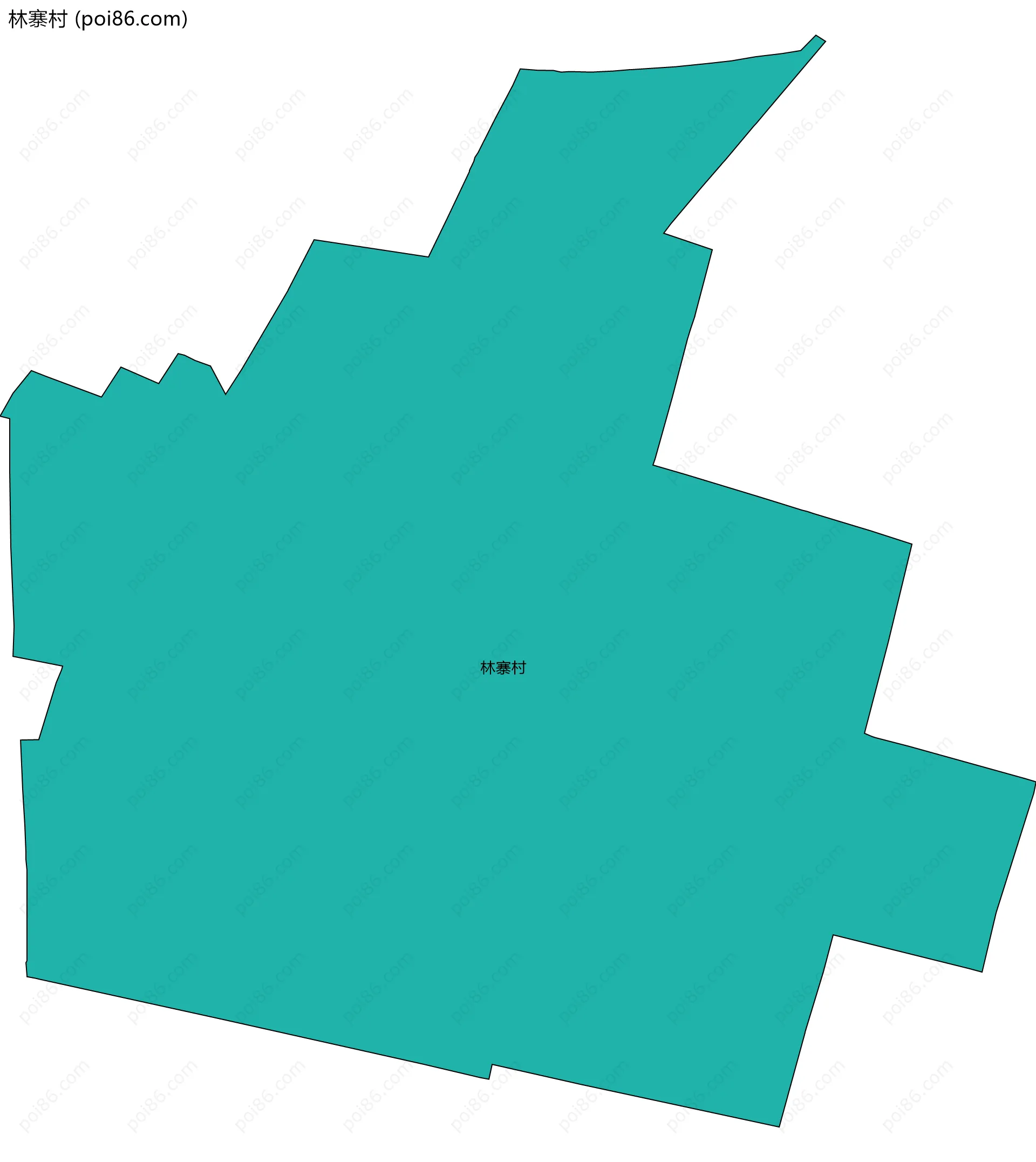 林寨村边界地图