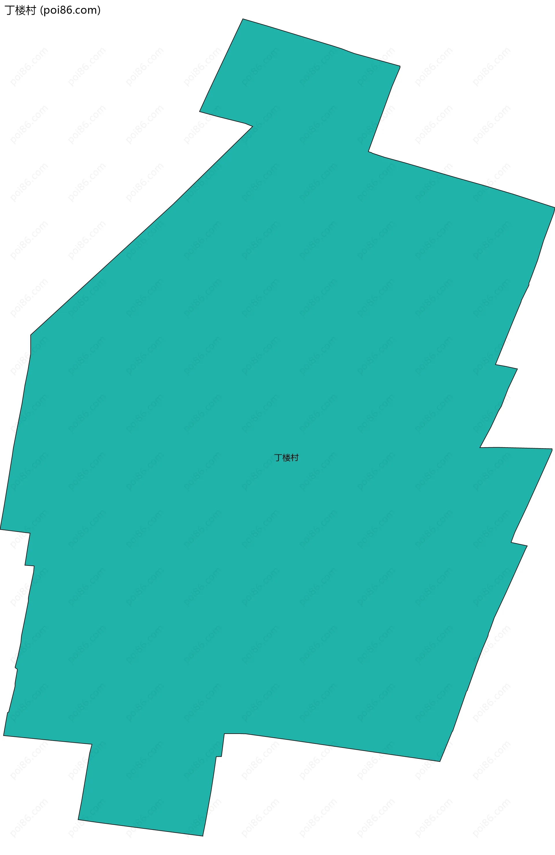 丁楼村边界地图