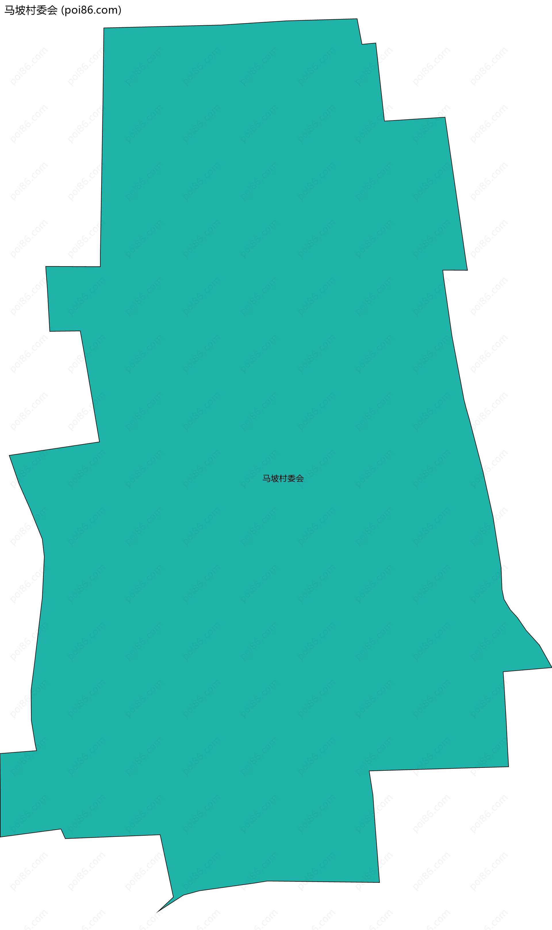 马坡村委会边界地图