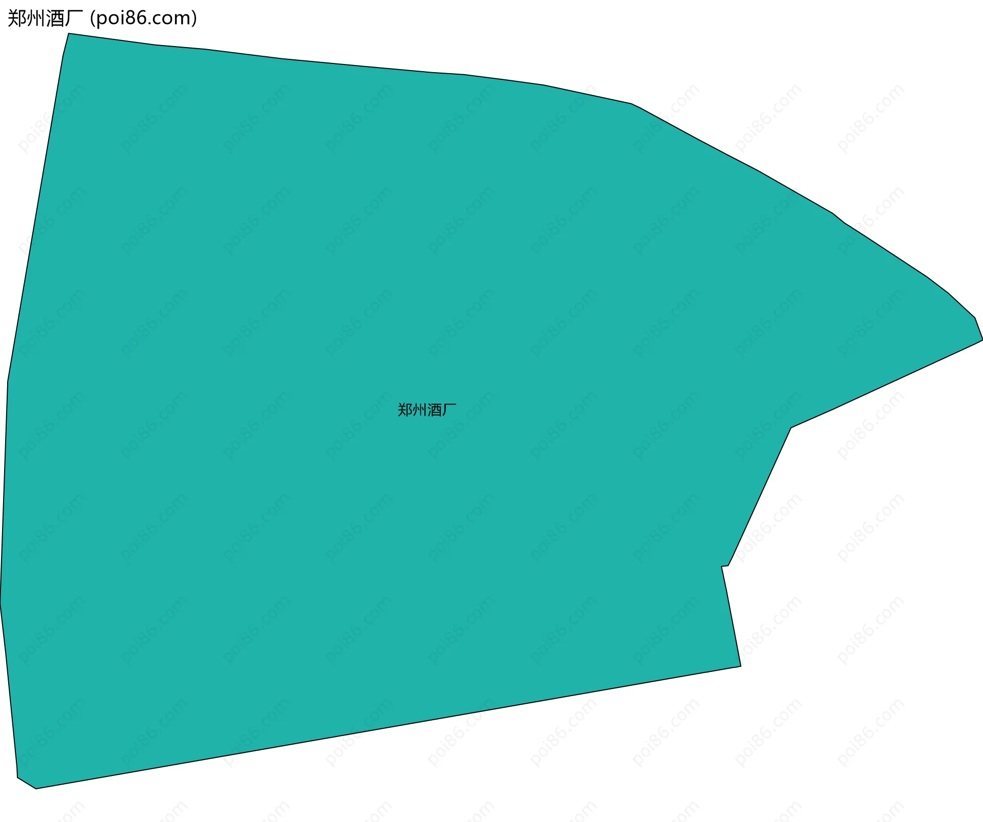 郑州酒厂边界地图