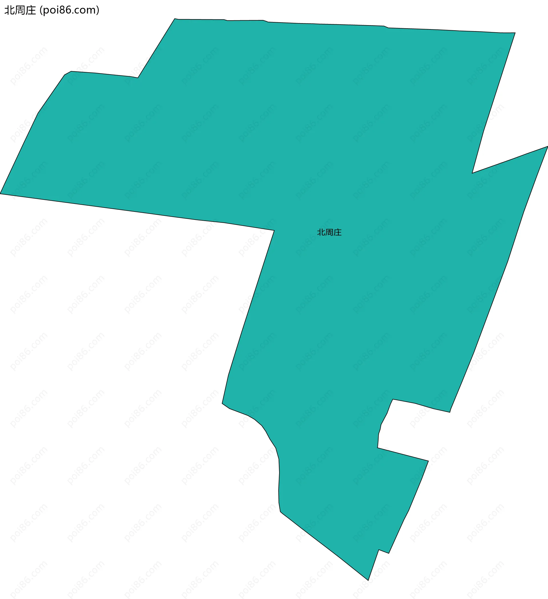 北周庄边界地图