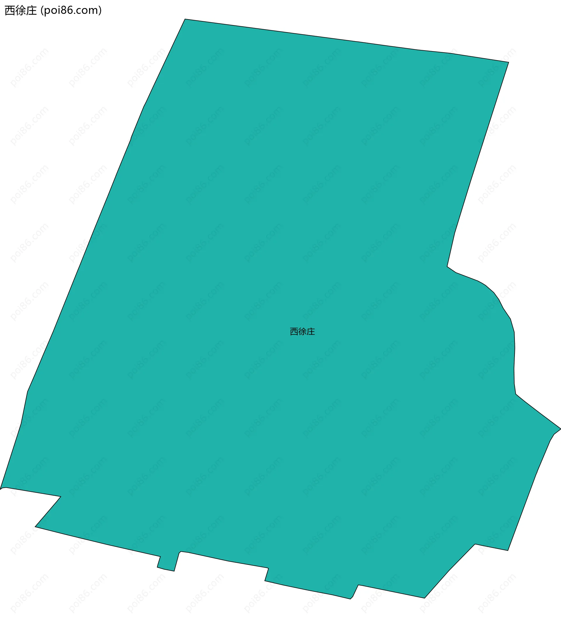 西徐庄边界地图