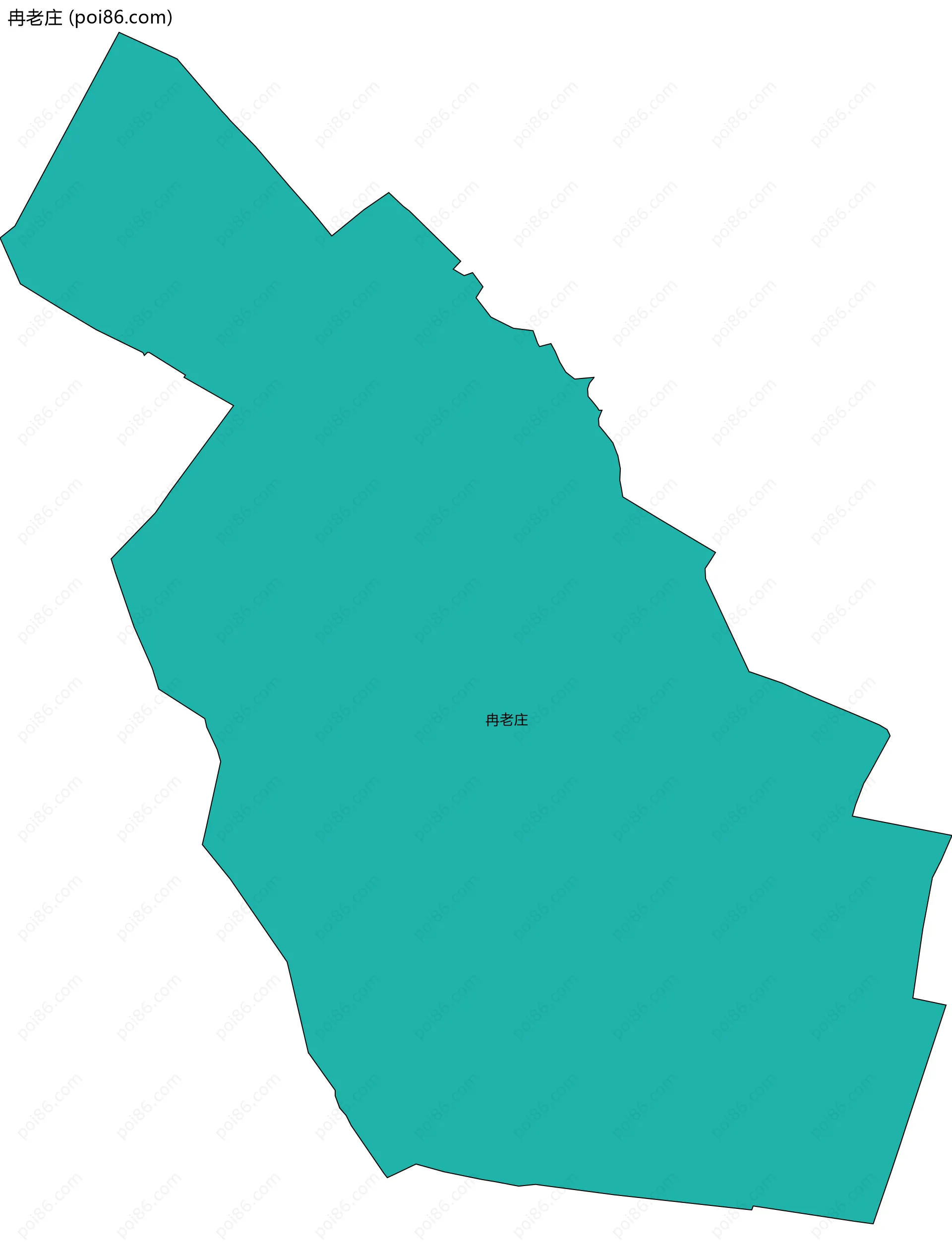 冉老庄边界地图