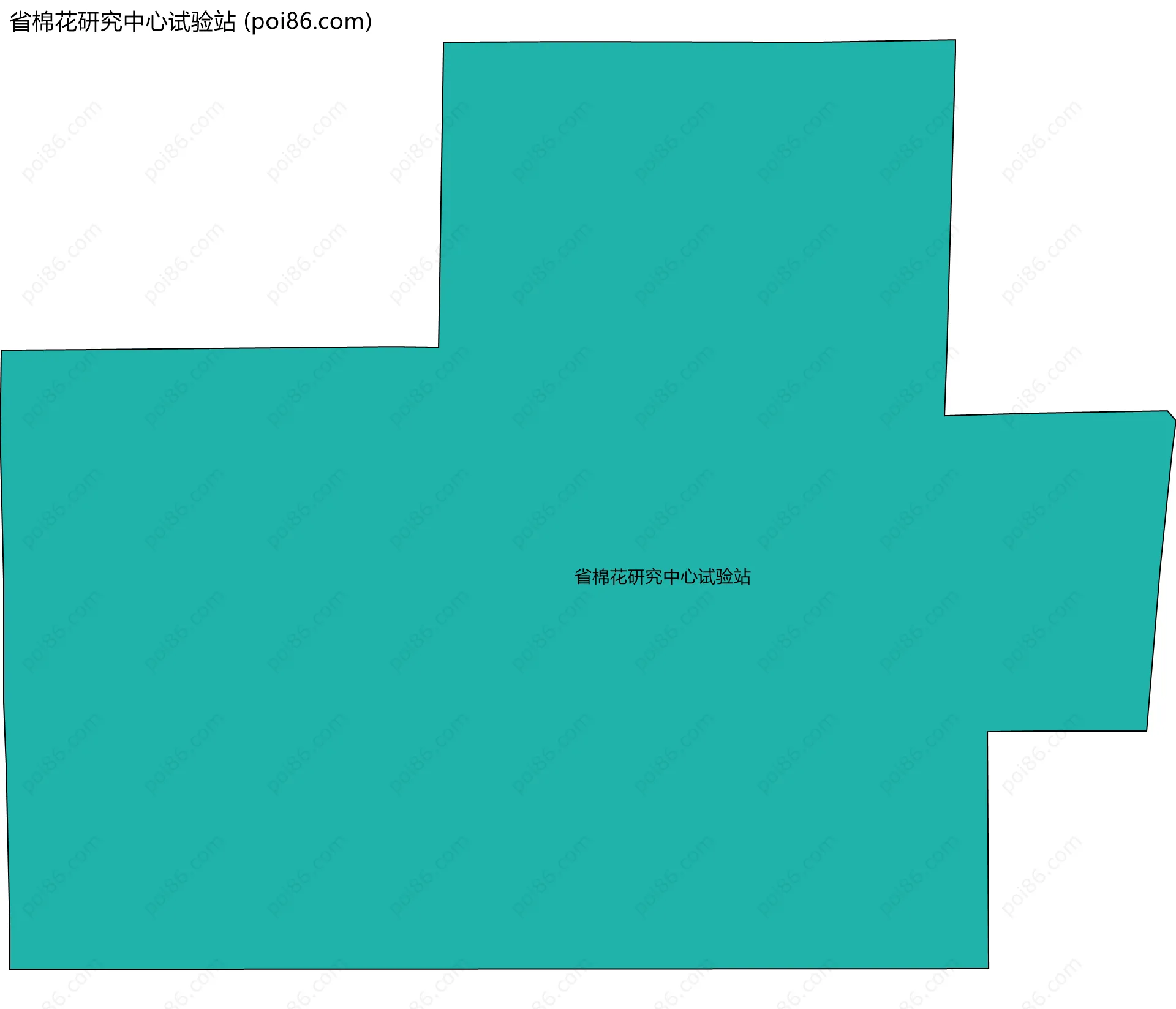 省棉花研究中心试验站边界地图