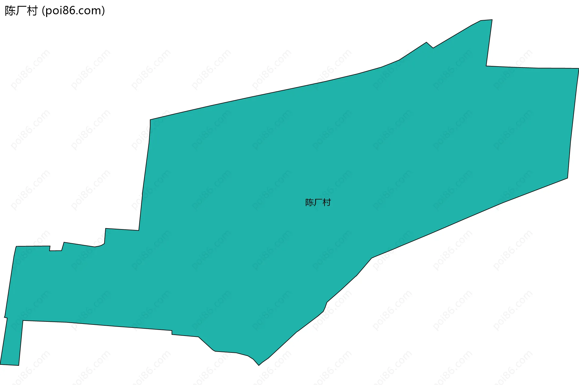 陈厂村边界地图