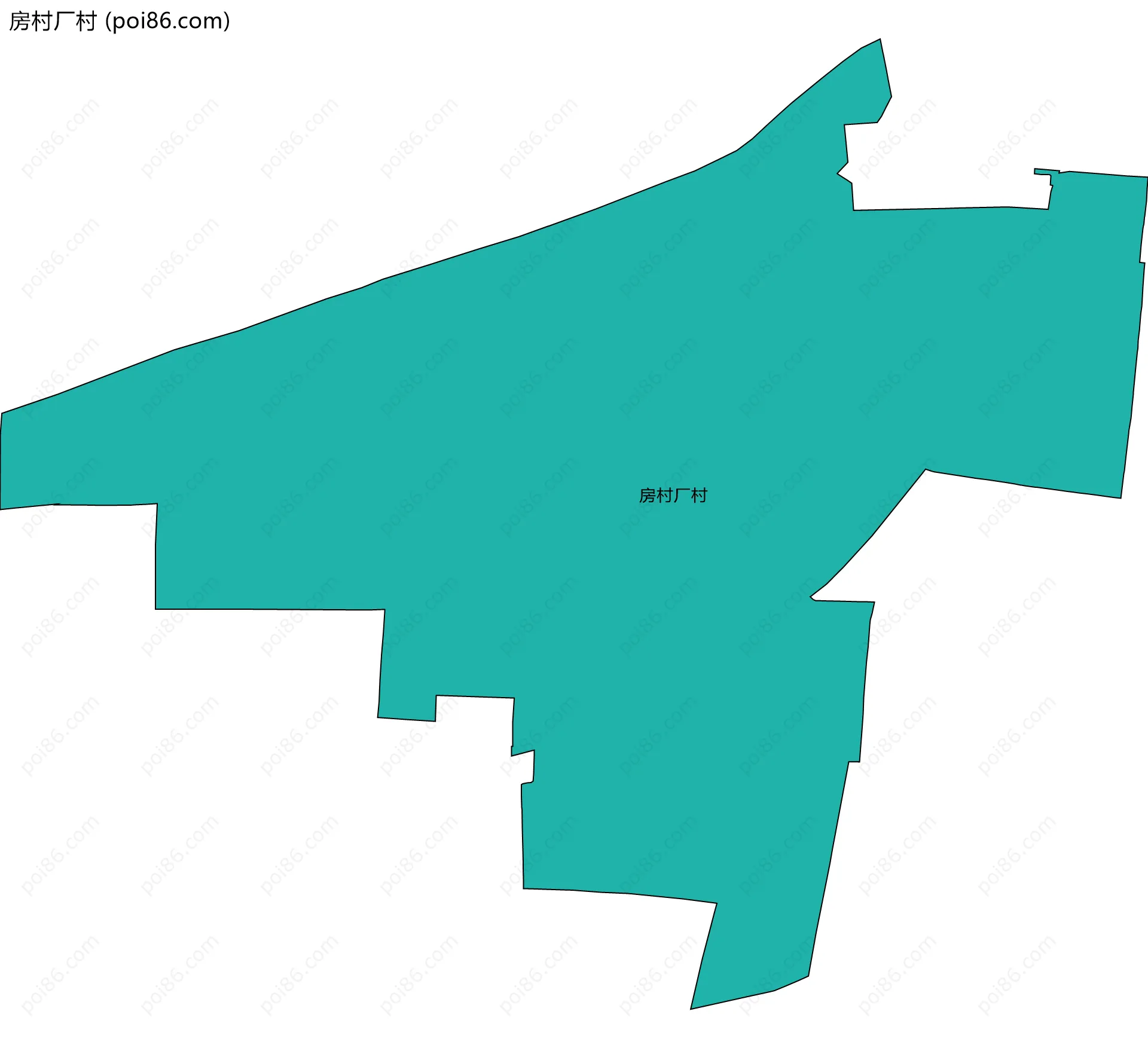 房村厂村边界地图