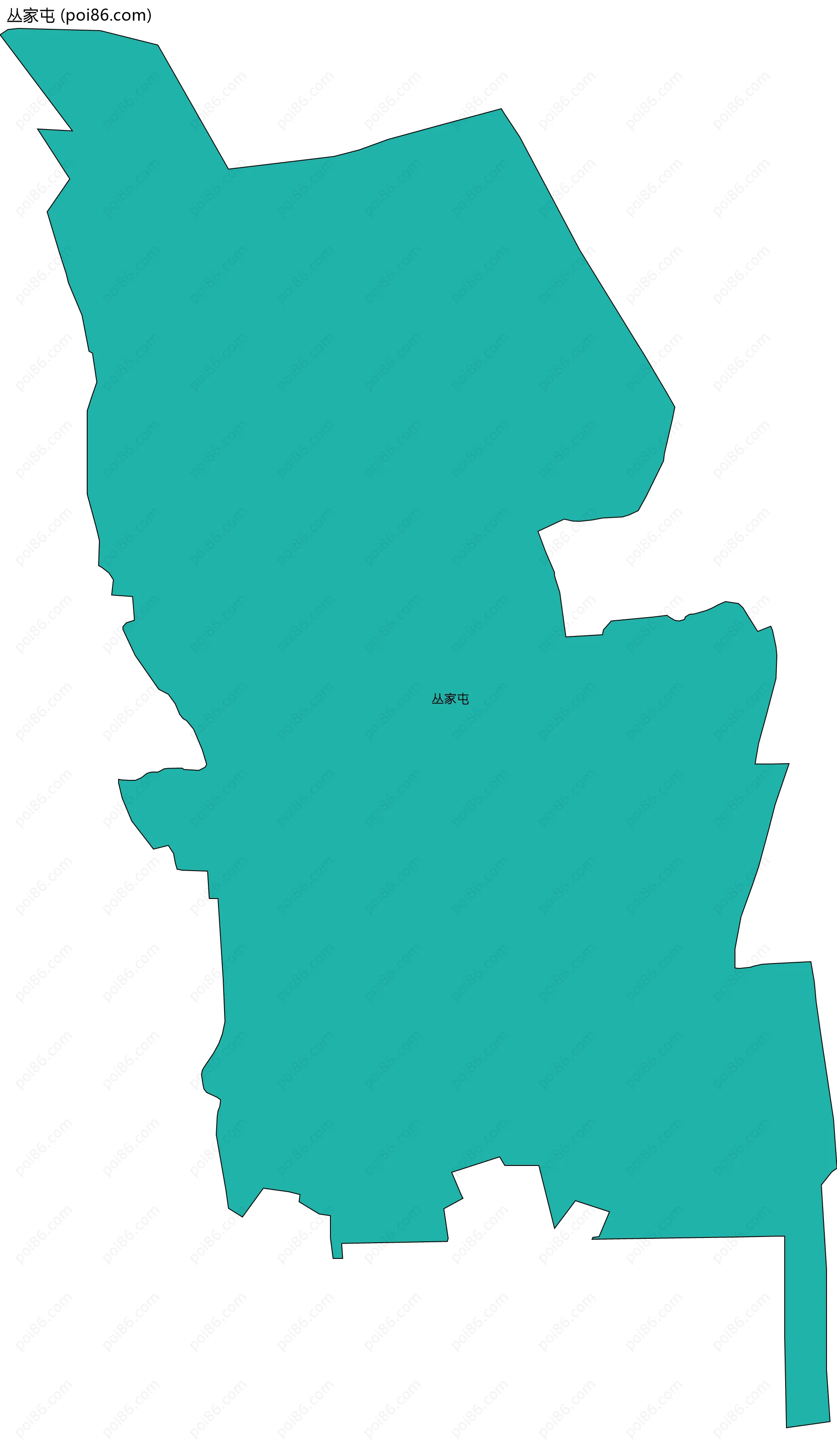 丛家屯边界地图