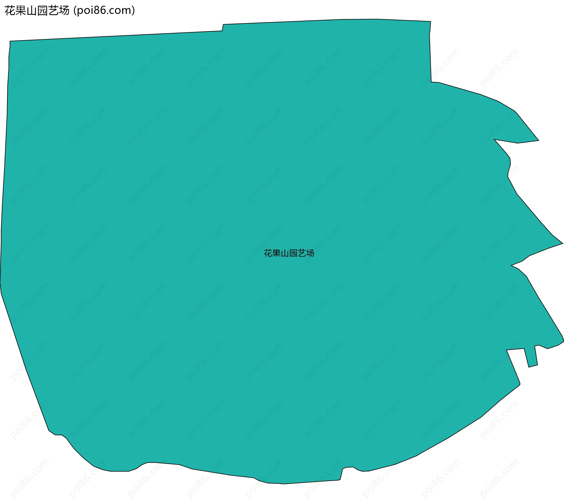 花果山园艺场边界地图