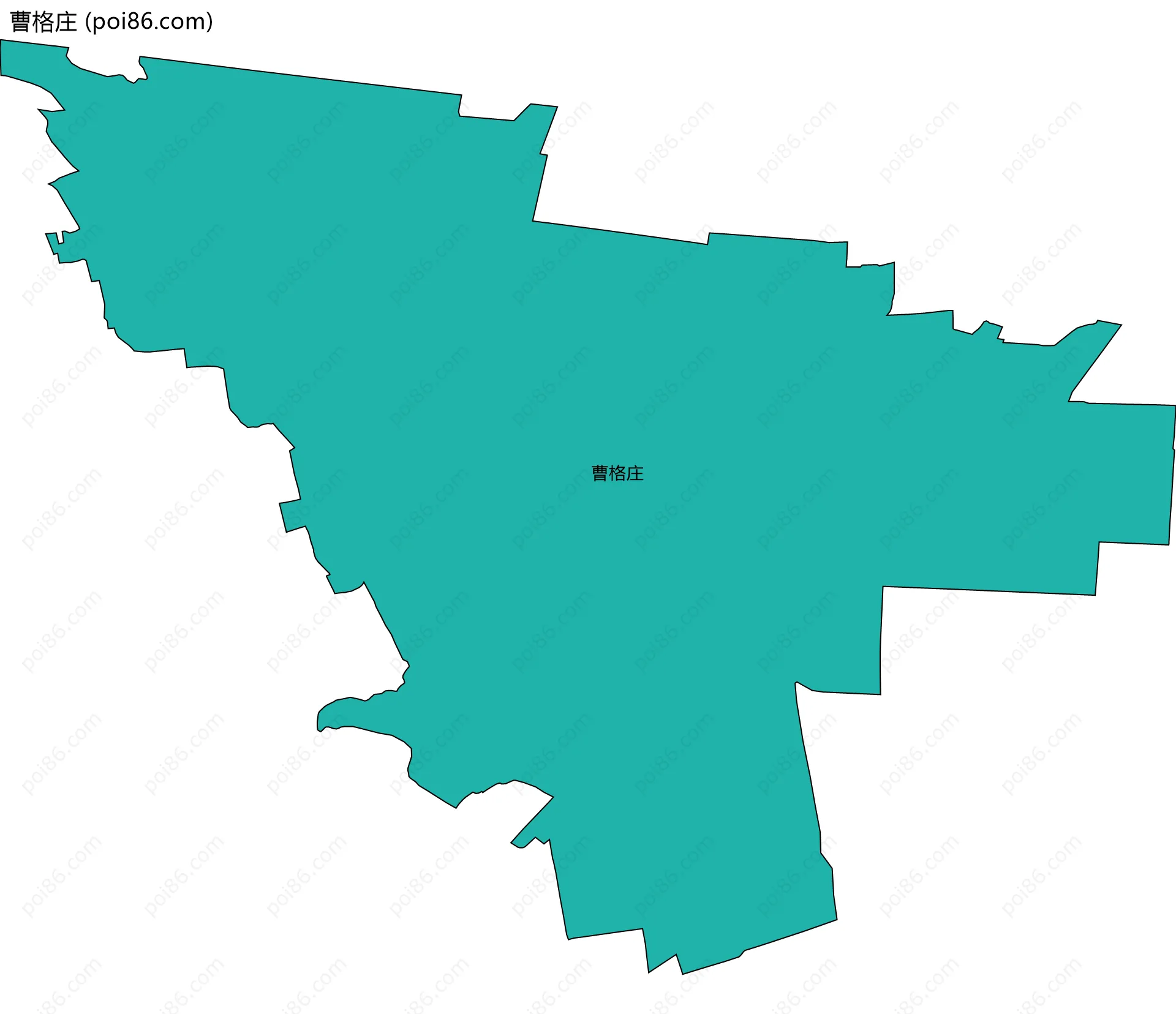 曹格庄边界地图