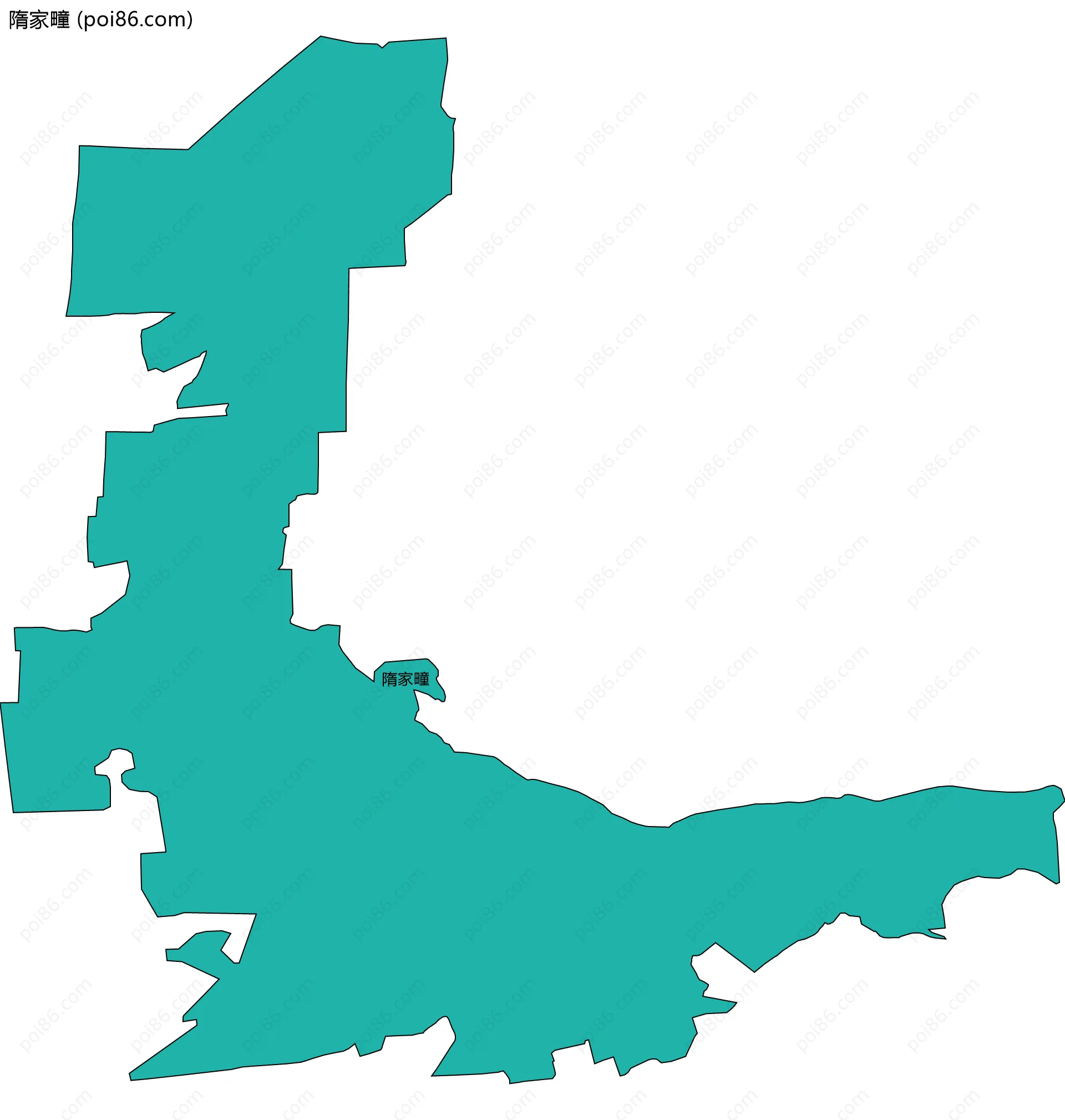 隋家疃边界地图