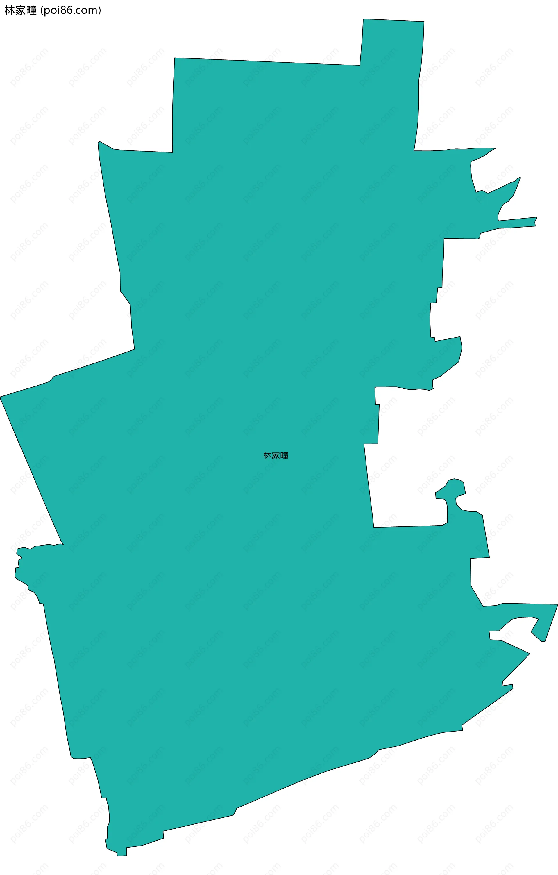 林家疃边界地图