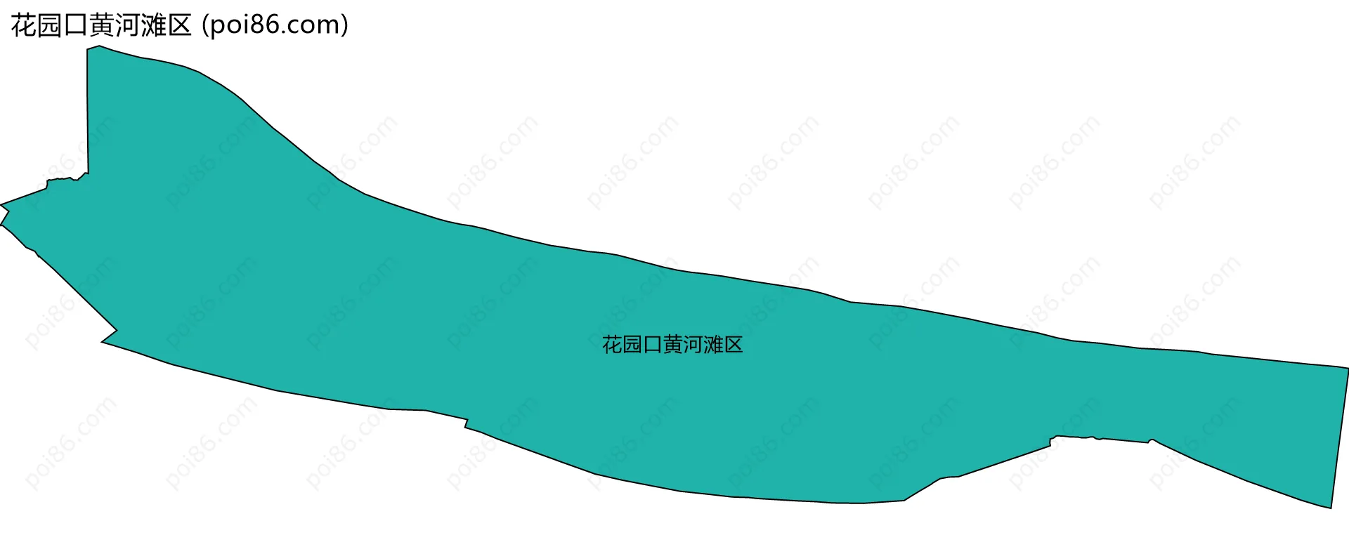 花园口黄河滩区边界地图