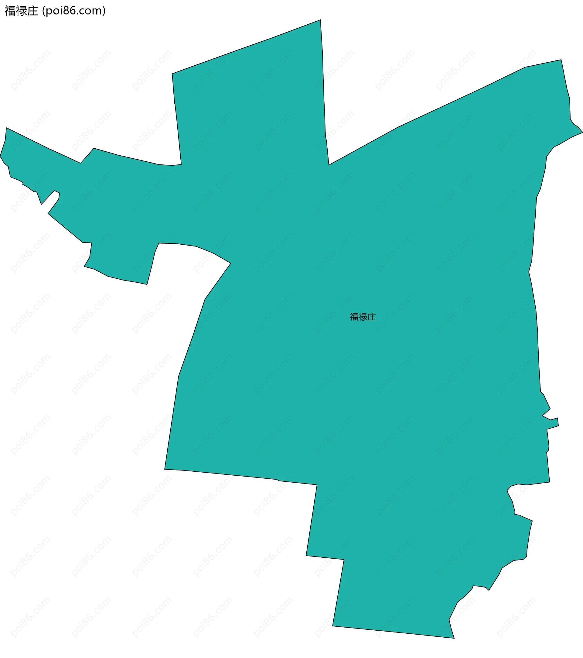 福禄庄边界地图