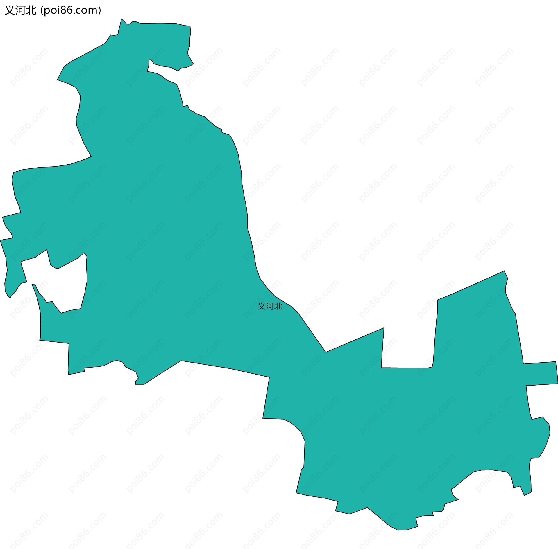义河北边界地图