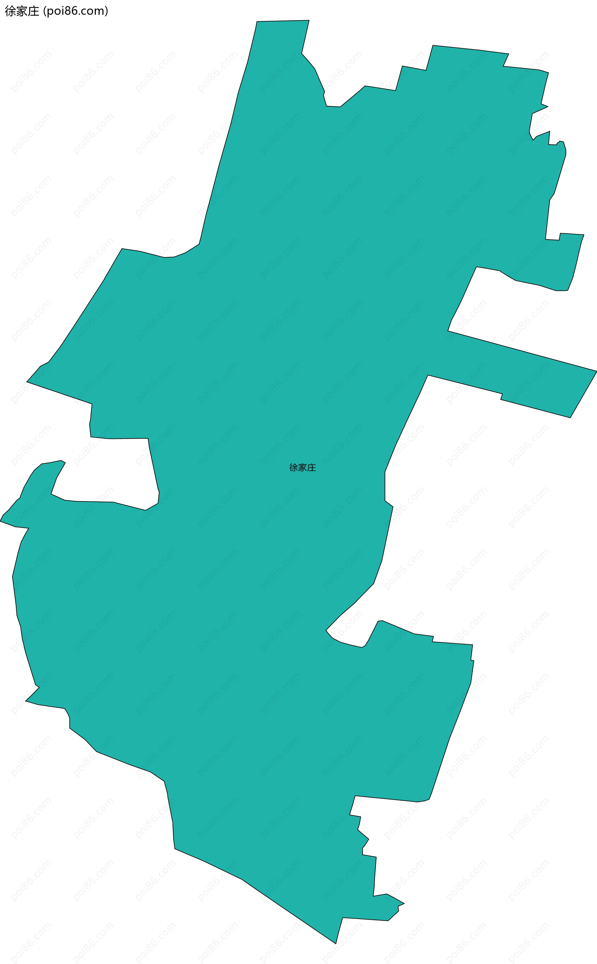 徐家庄边界地图
