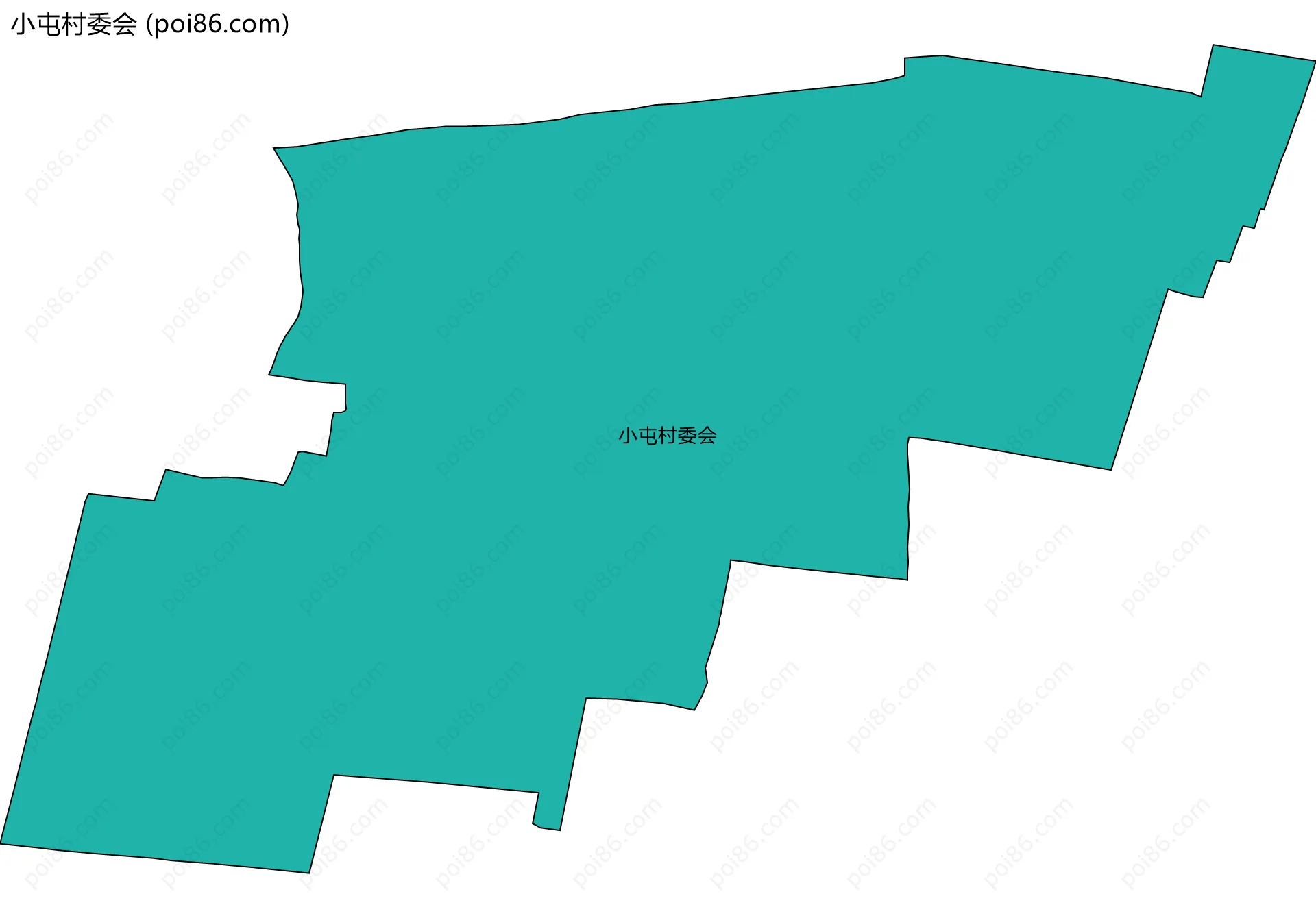 小屯村委会边界地图
