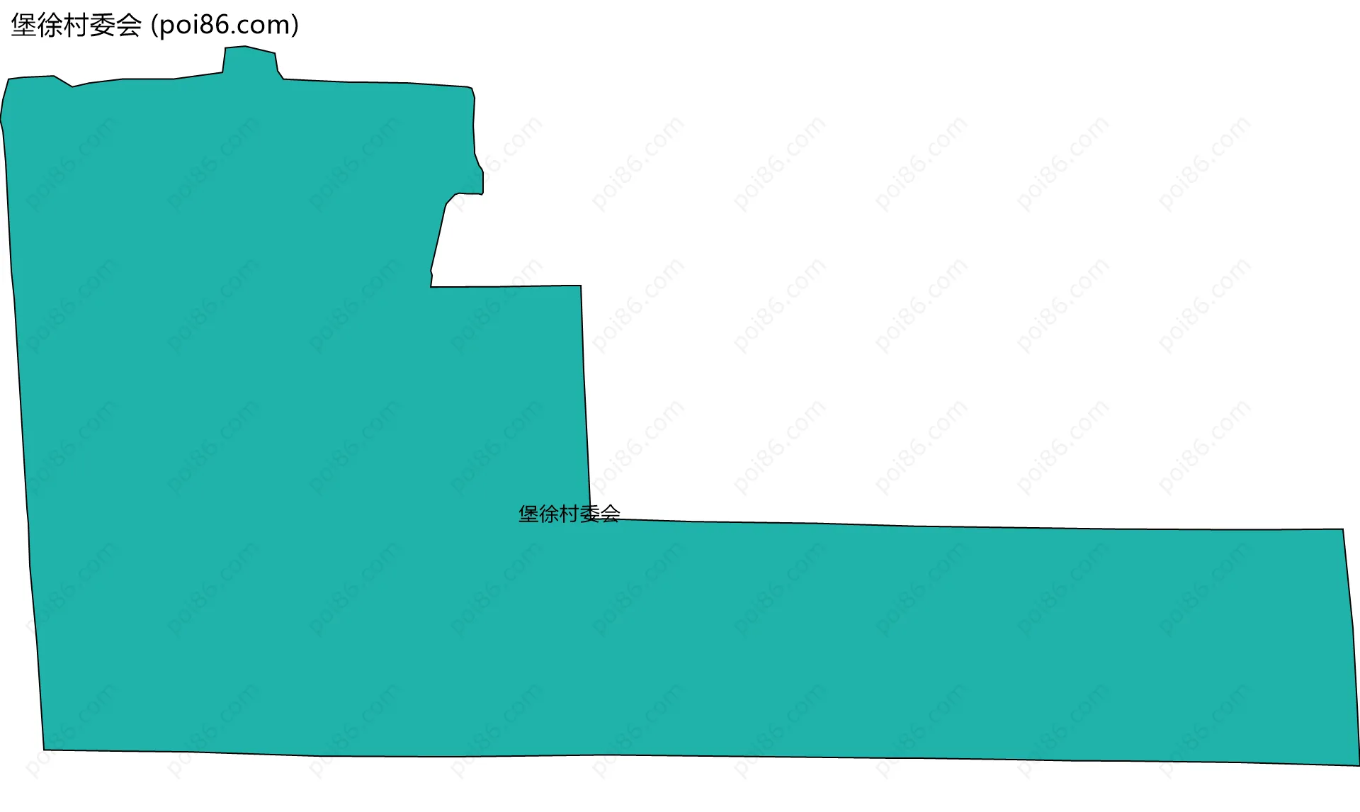 堡徐村委会边界地图