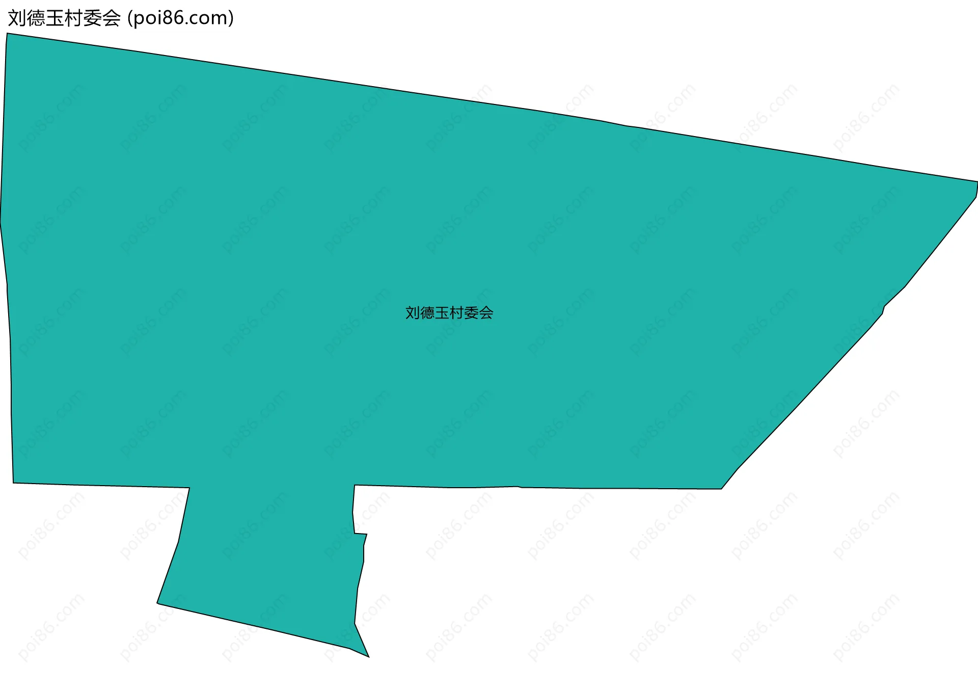 刘德玉村委会边界地图