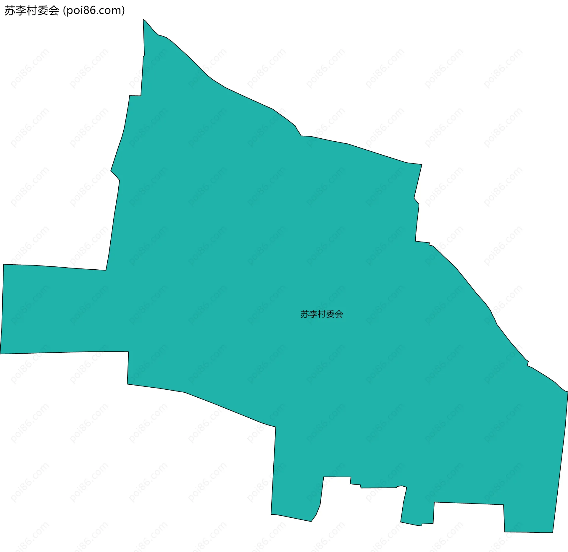 苏李村委会边界地图