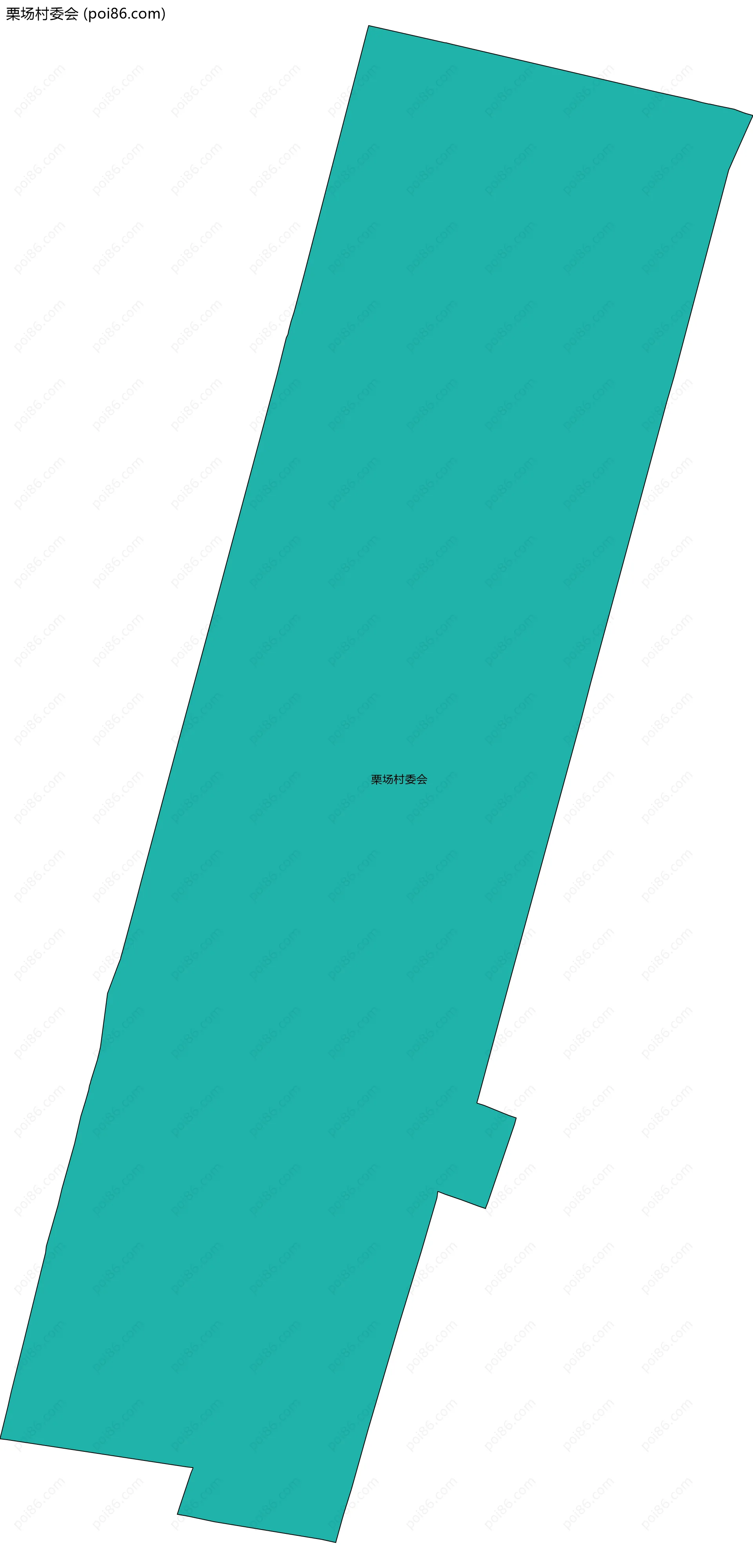 栗场村委会边界地图