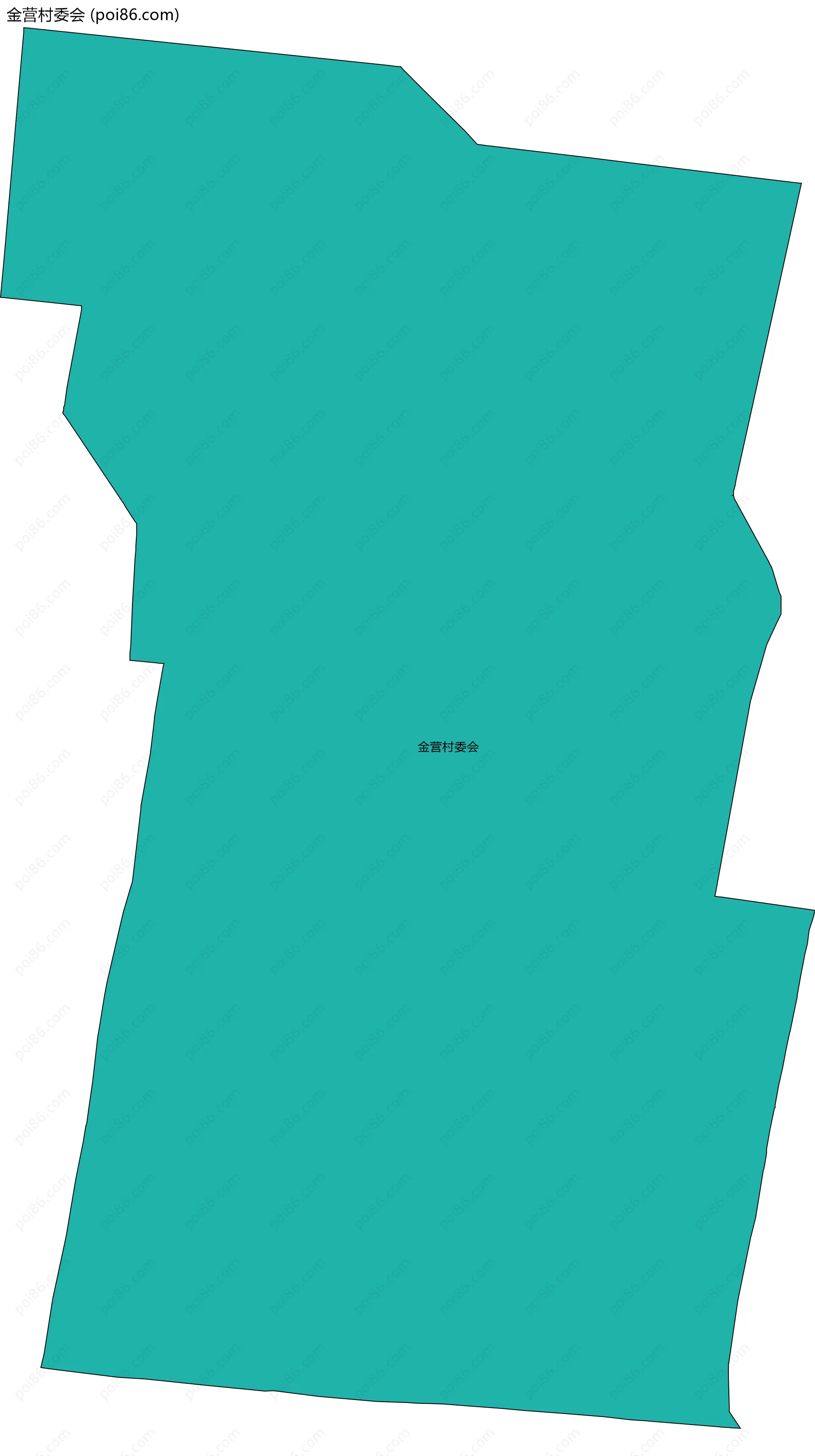 金营村委会边界地图