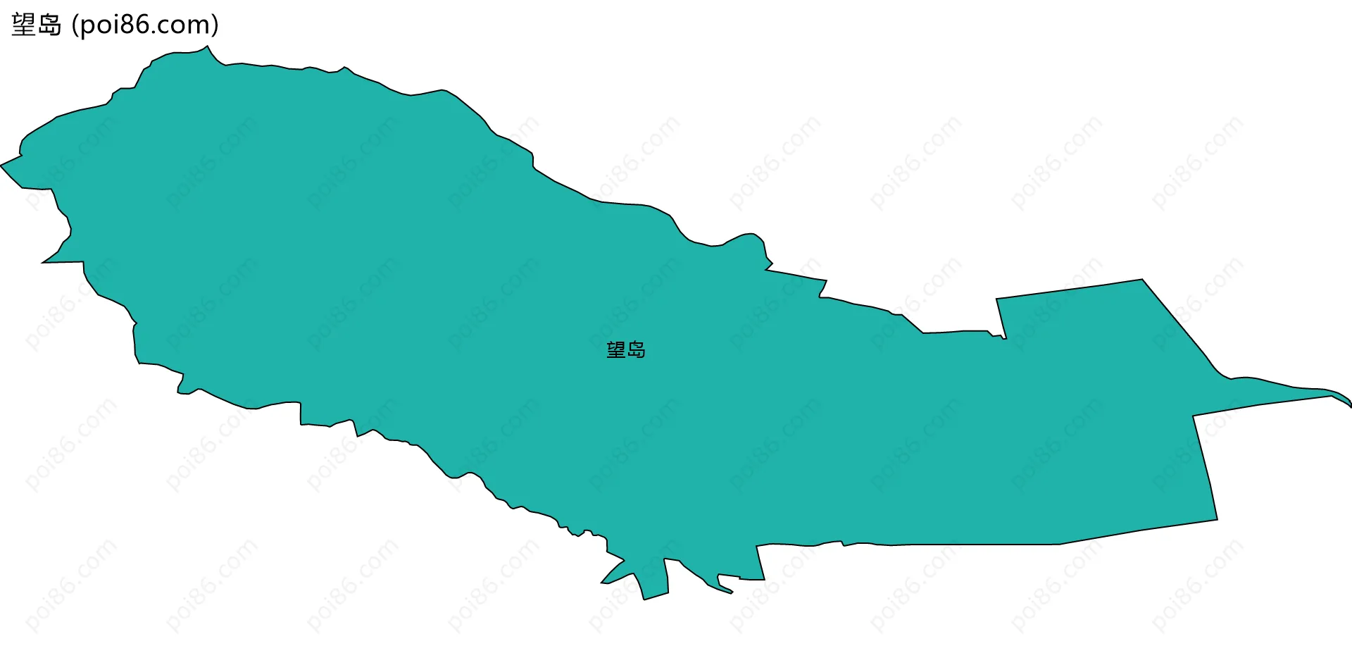 望岛边界地图