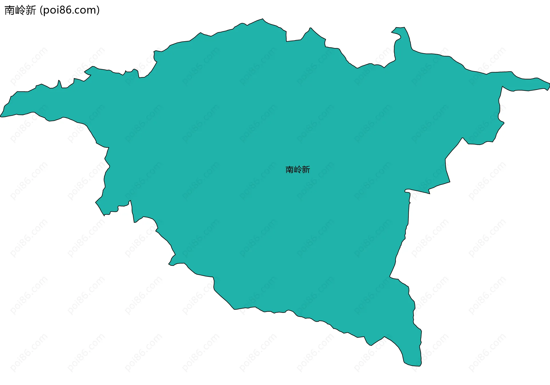 南岭新边界地图