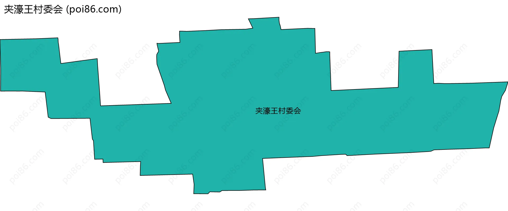 夹濠王村委会边界地图