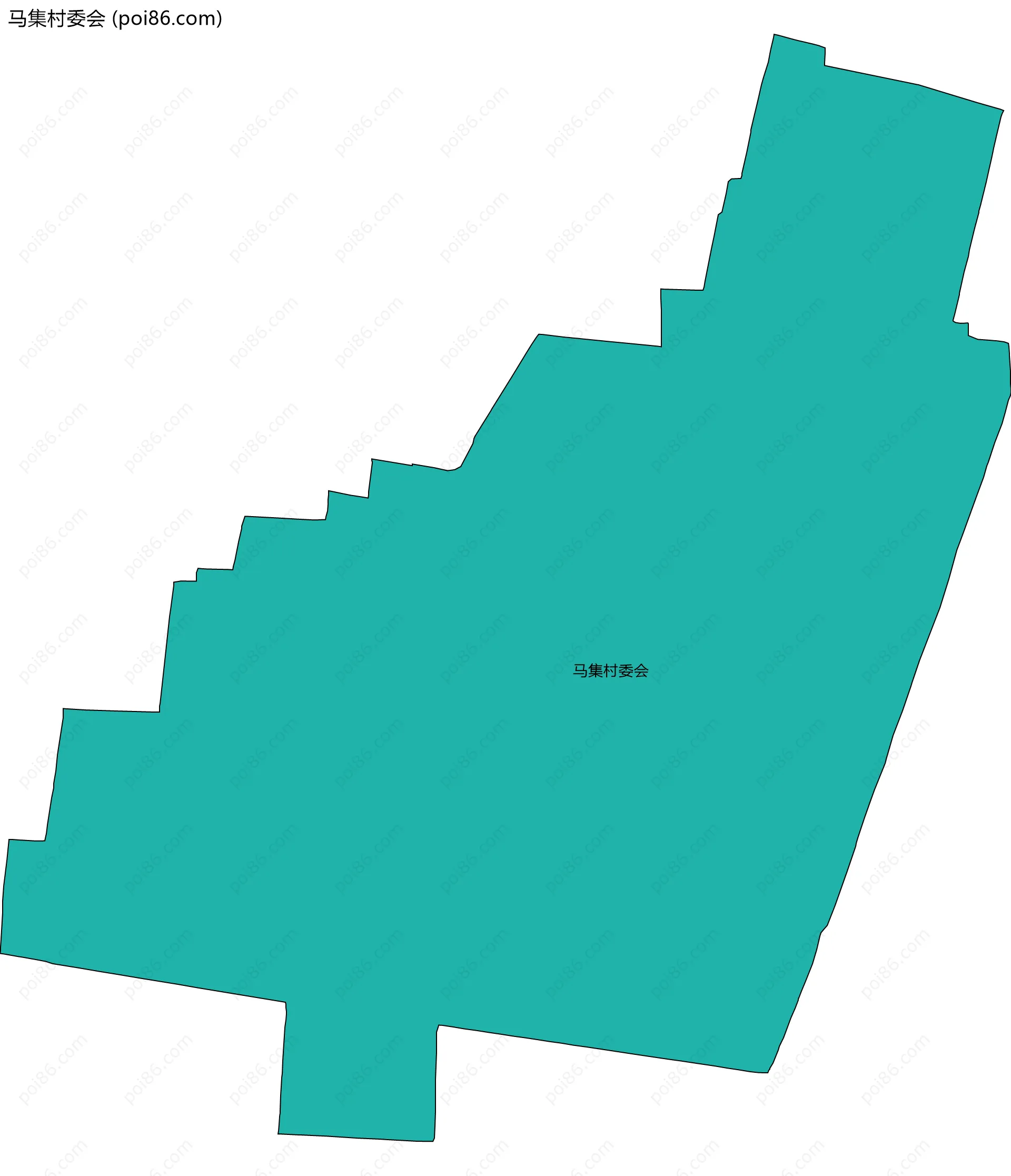 马集村委会边界地图