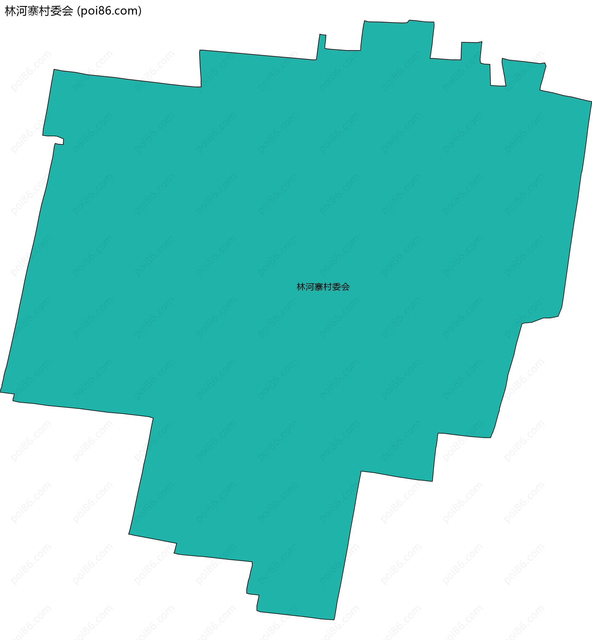 林河寨村委会边界地图