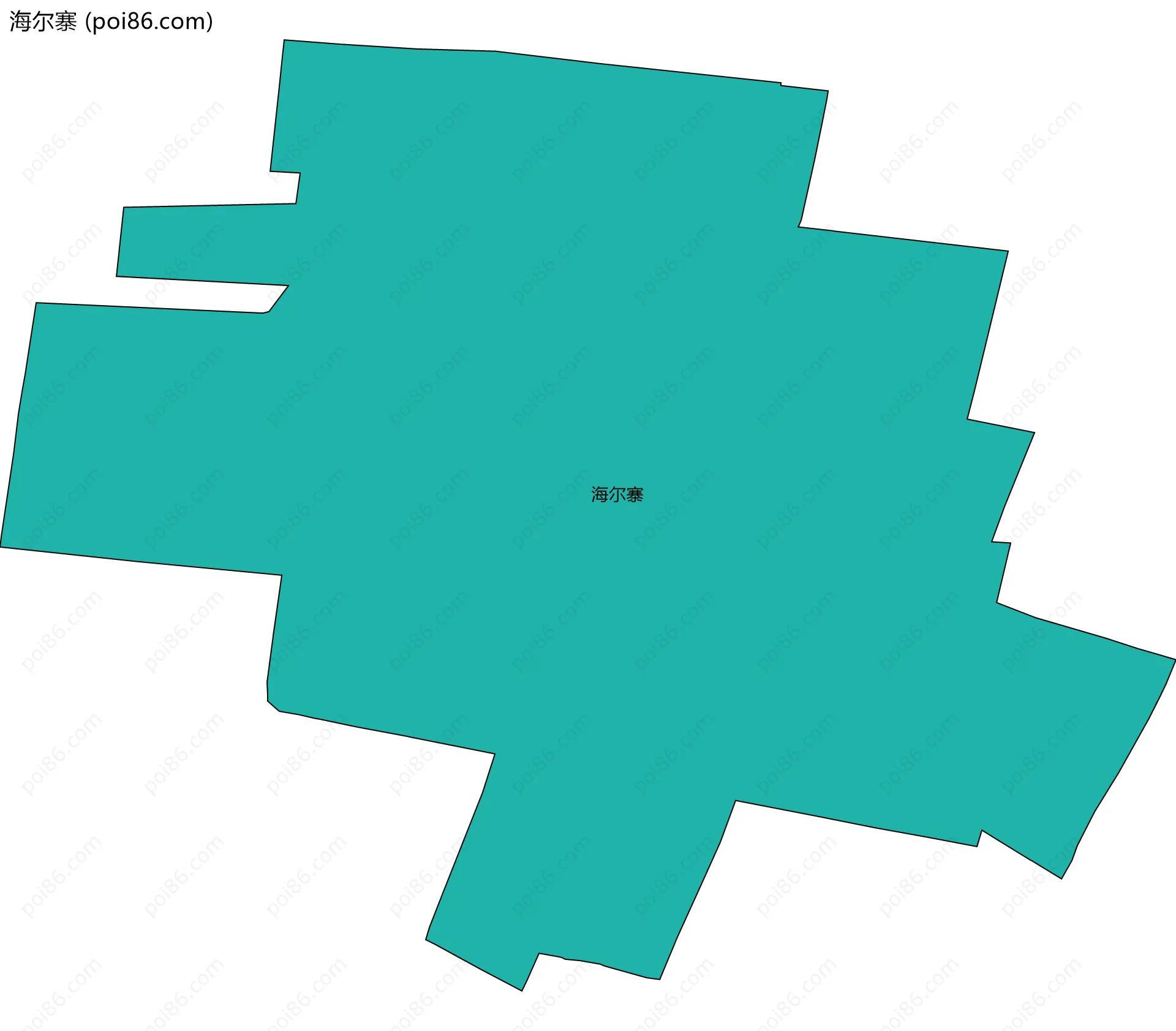 海尔寨边界地图