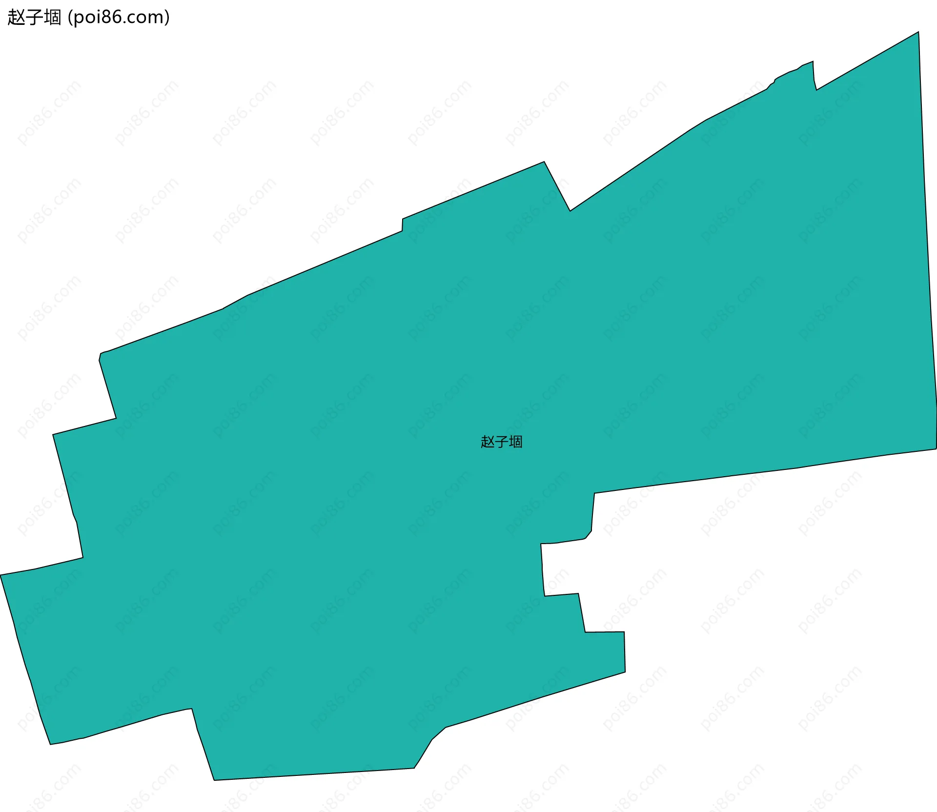 赵子堌边界地图