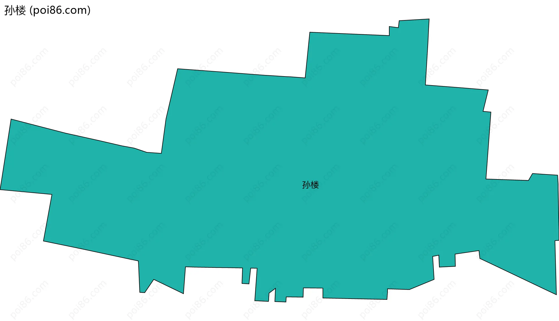 孙楼边界地图