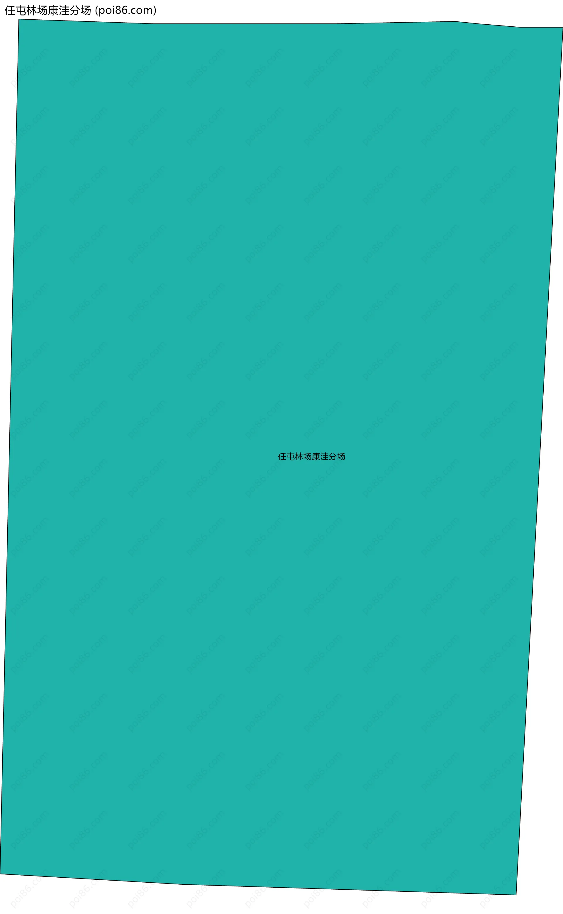 任屯林场康洼分场边界地图