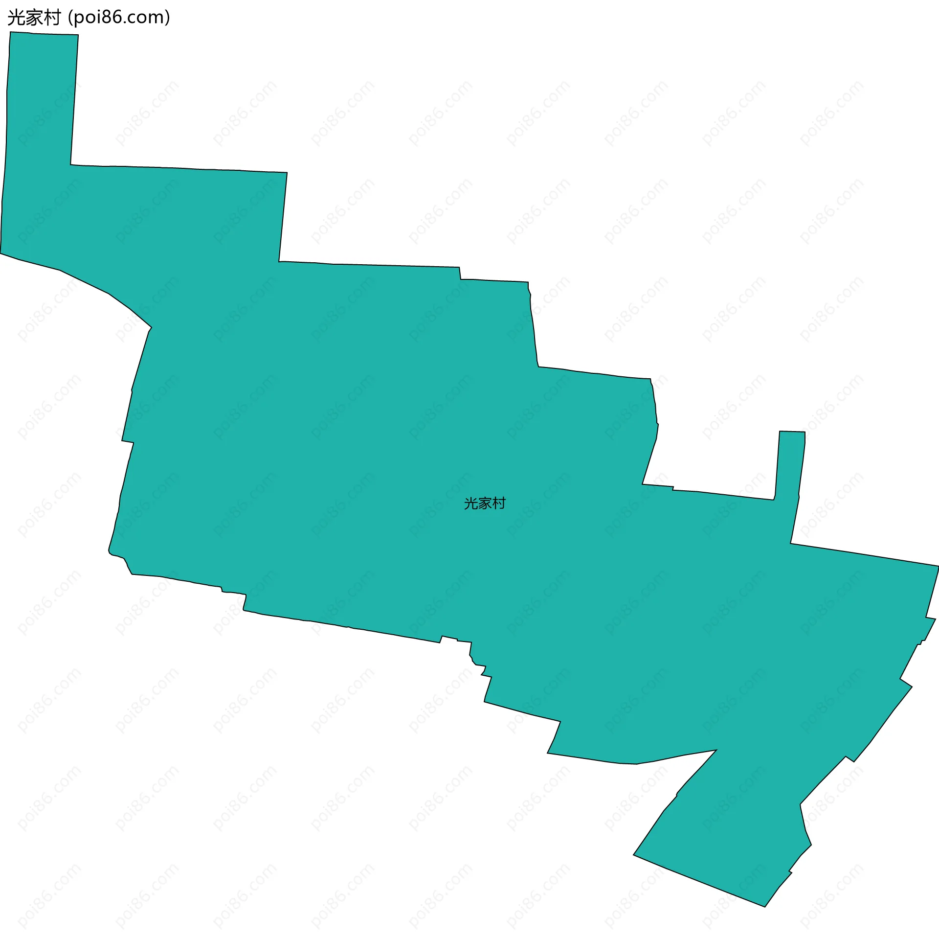 光家村边界地图
