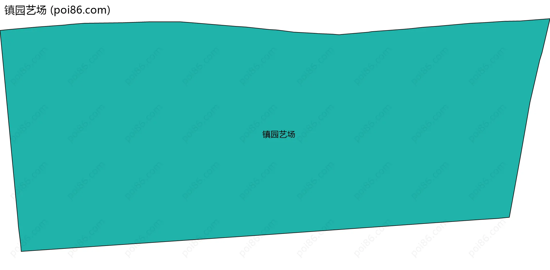 镇园艺场边界地图