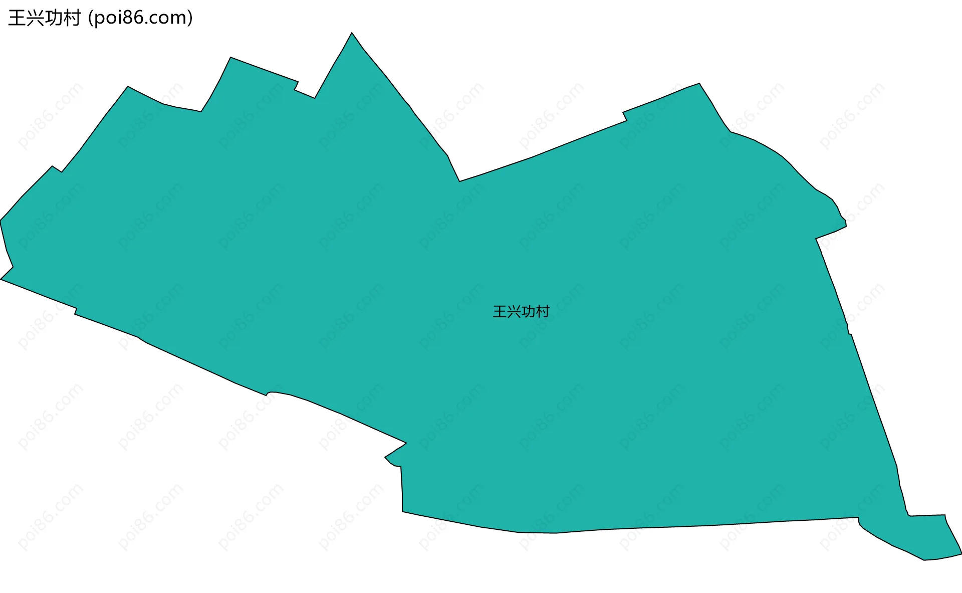 王兴功村边界地图