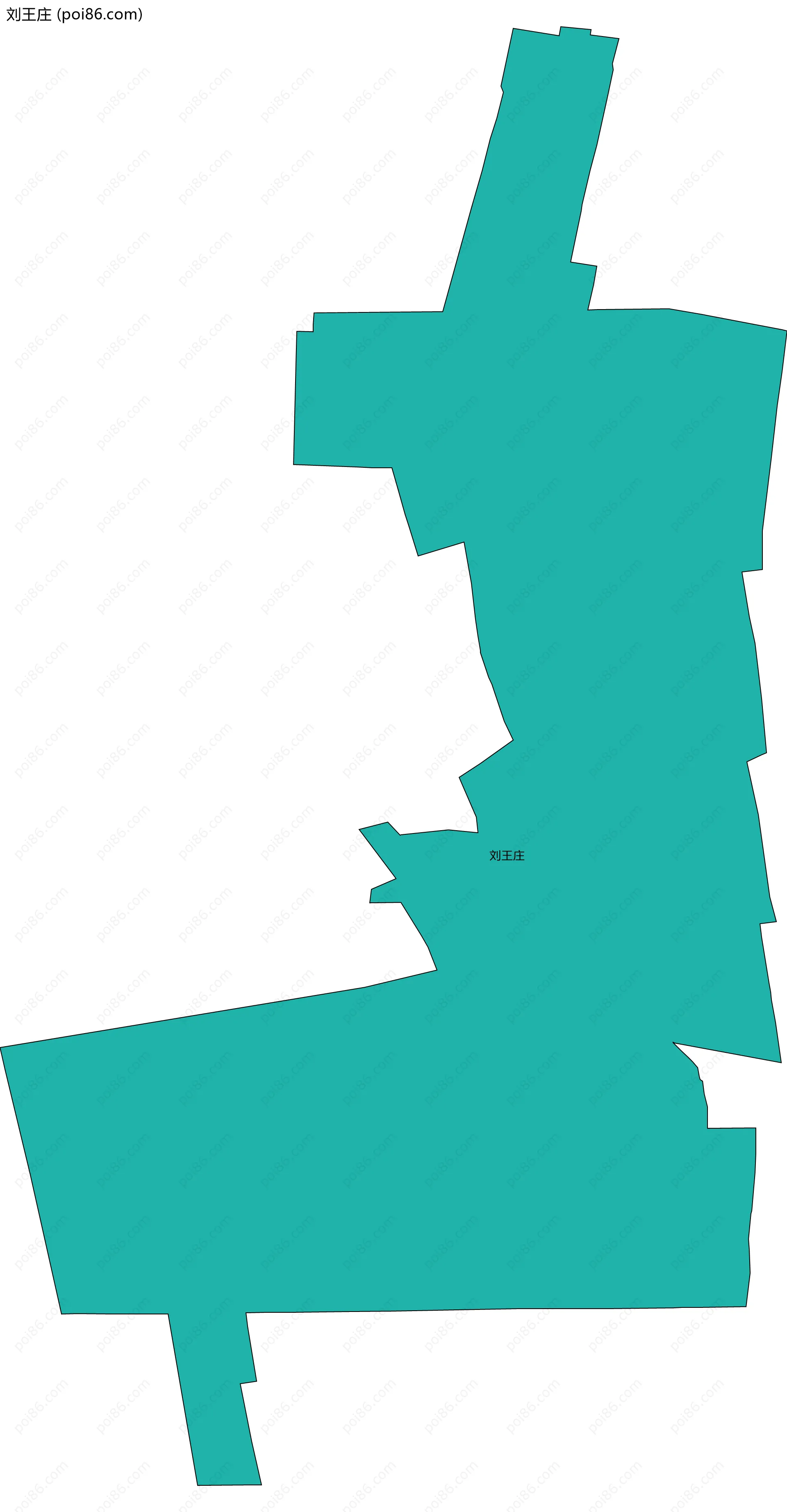 刘王庄边界地图