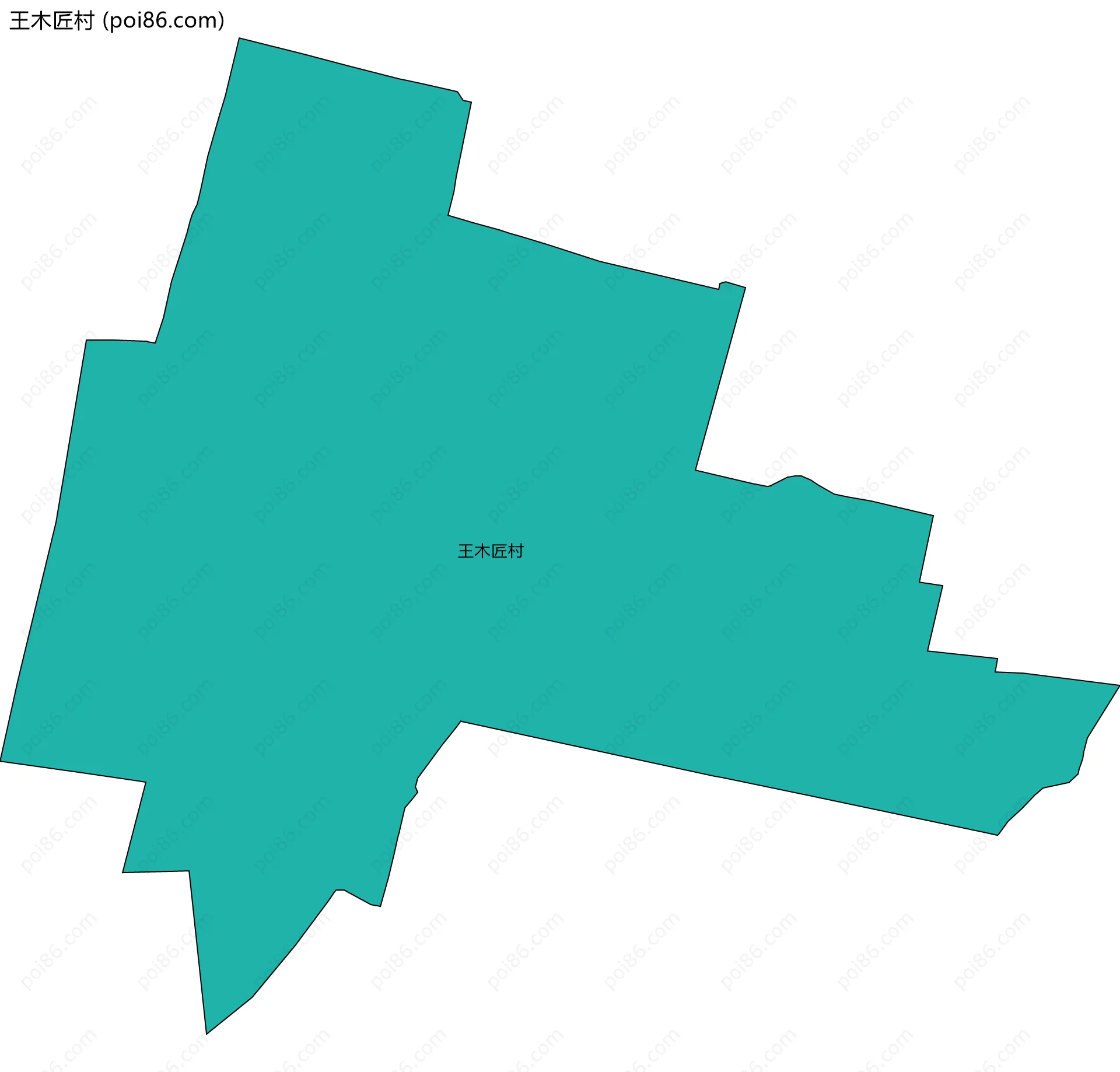 王木匠村边界地图