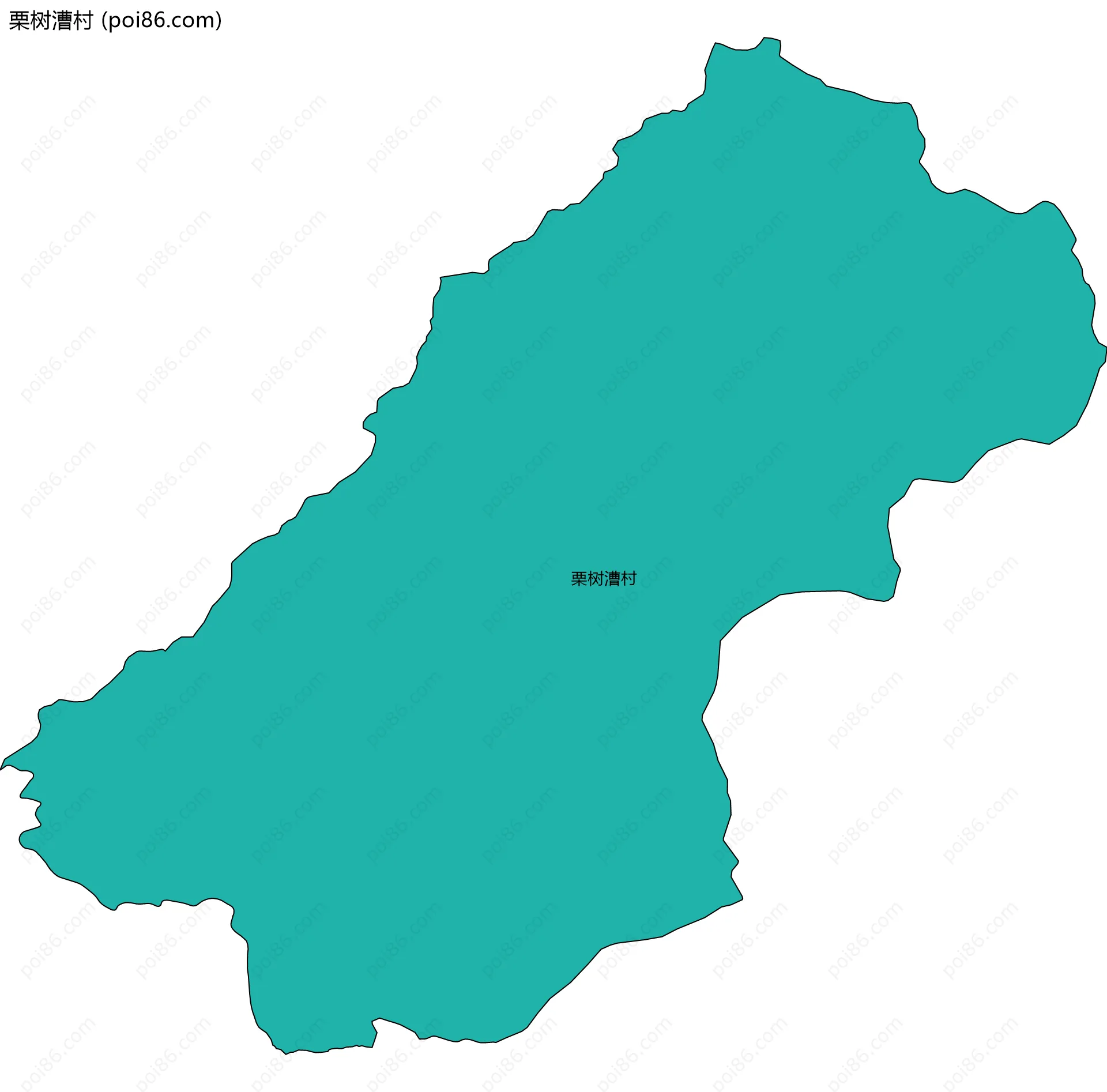栗树漕村边界地图