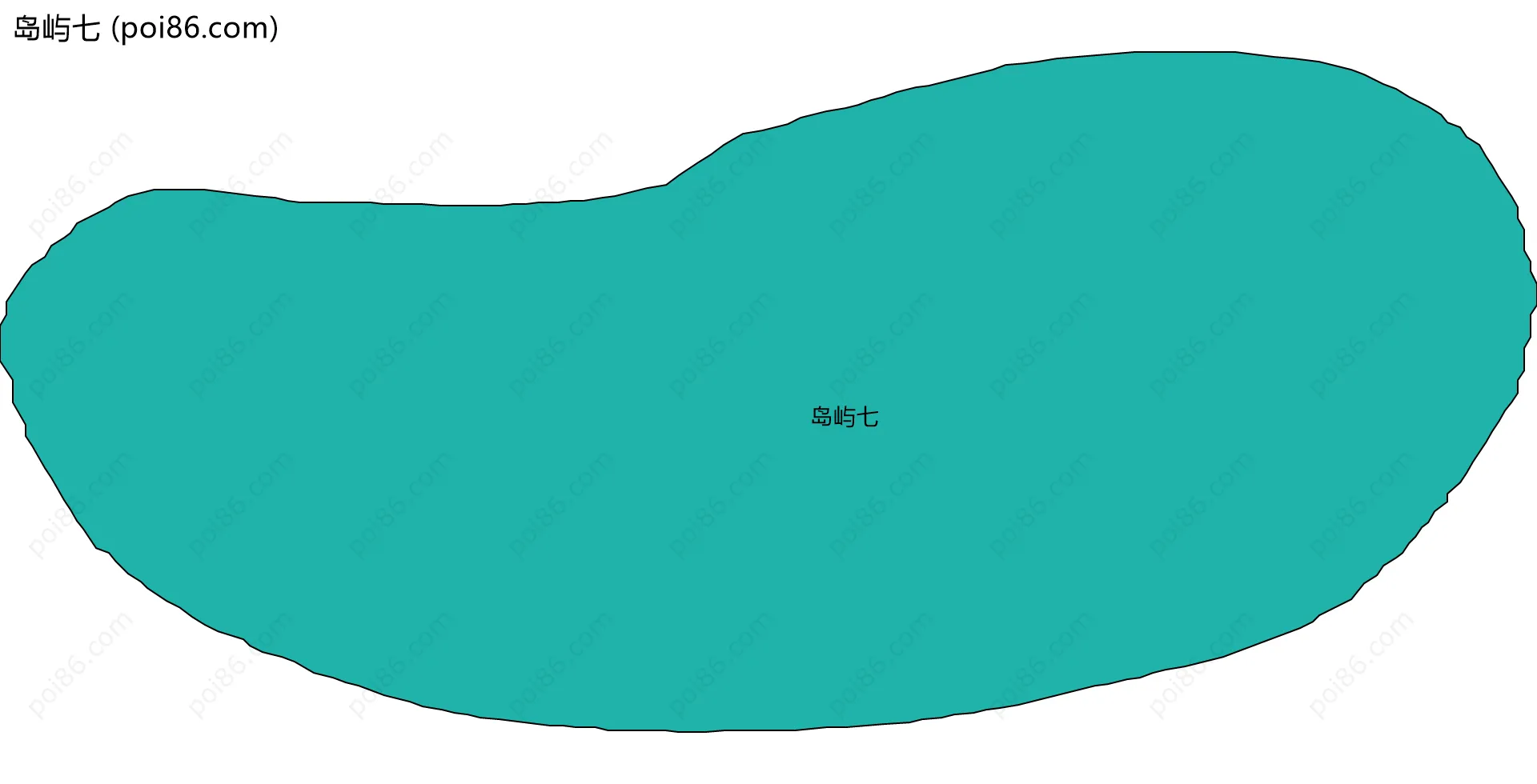 岛屿七边界地图