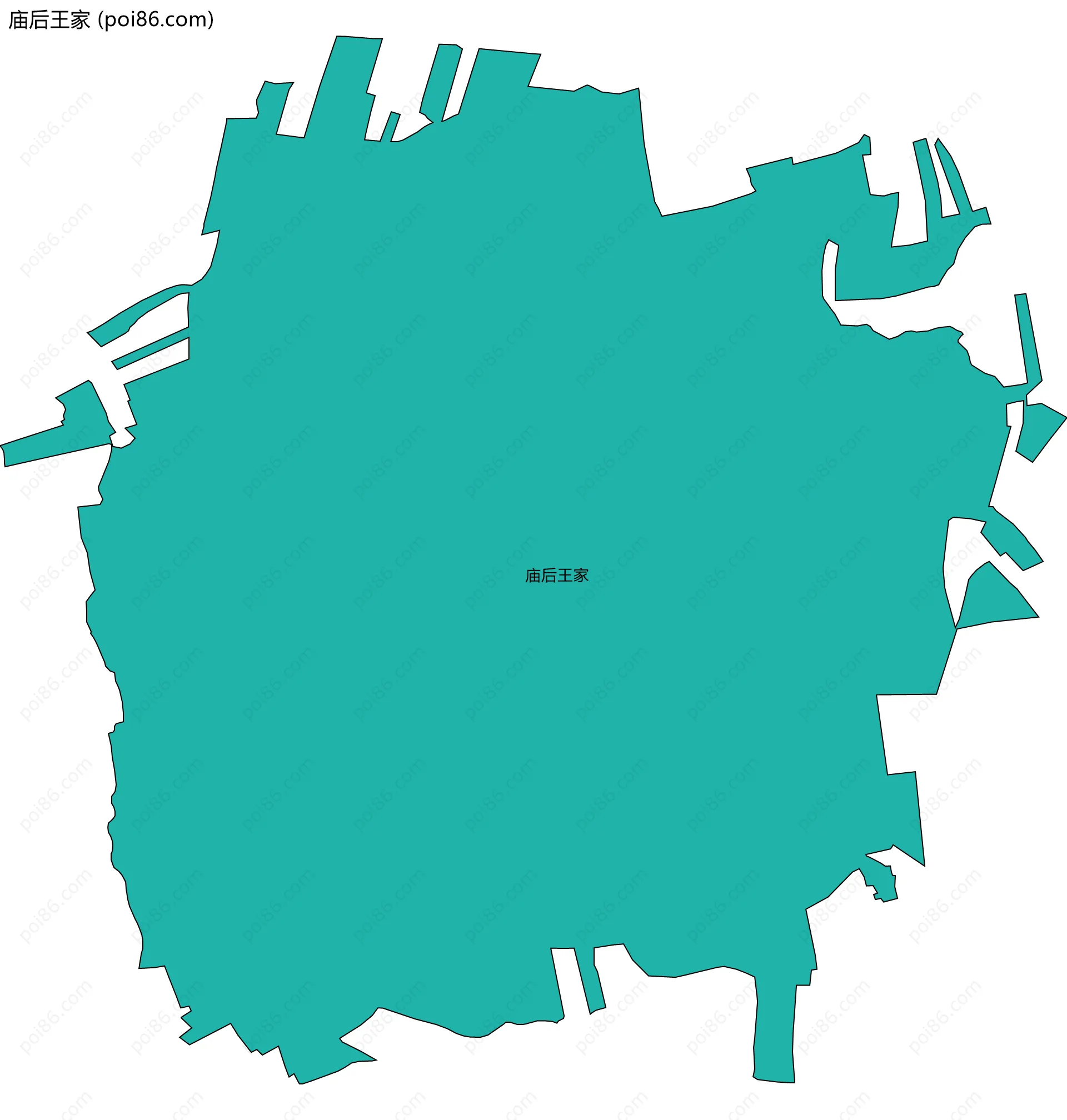庙后王家边界地图