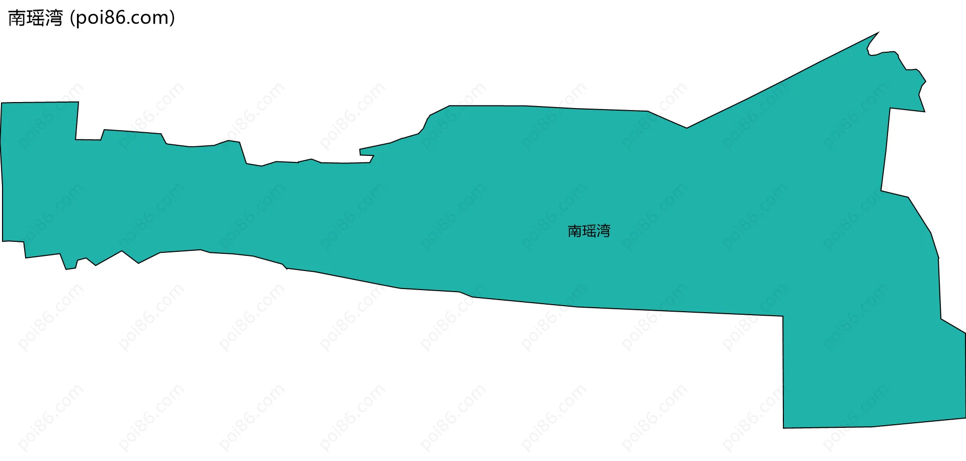 南瑶湾边界地图