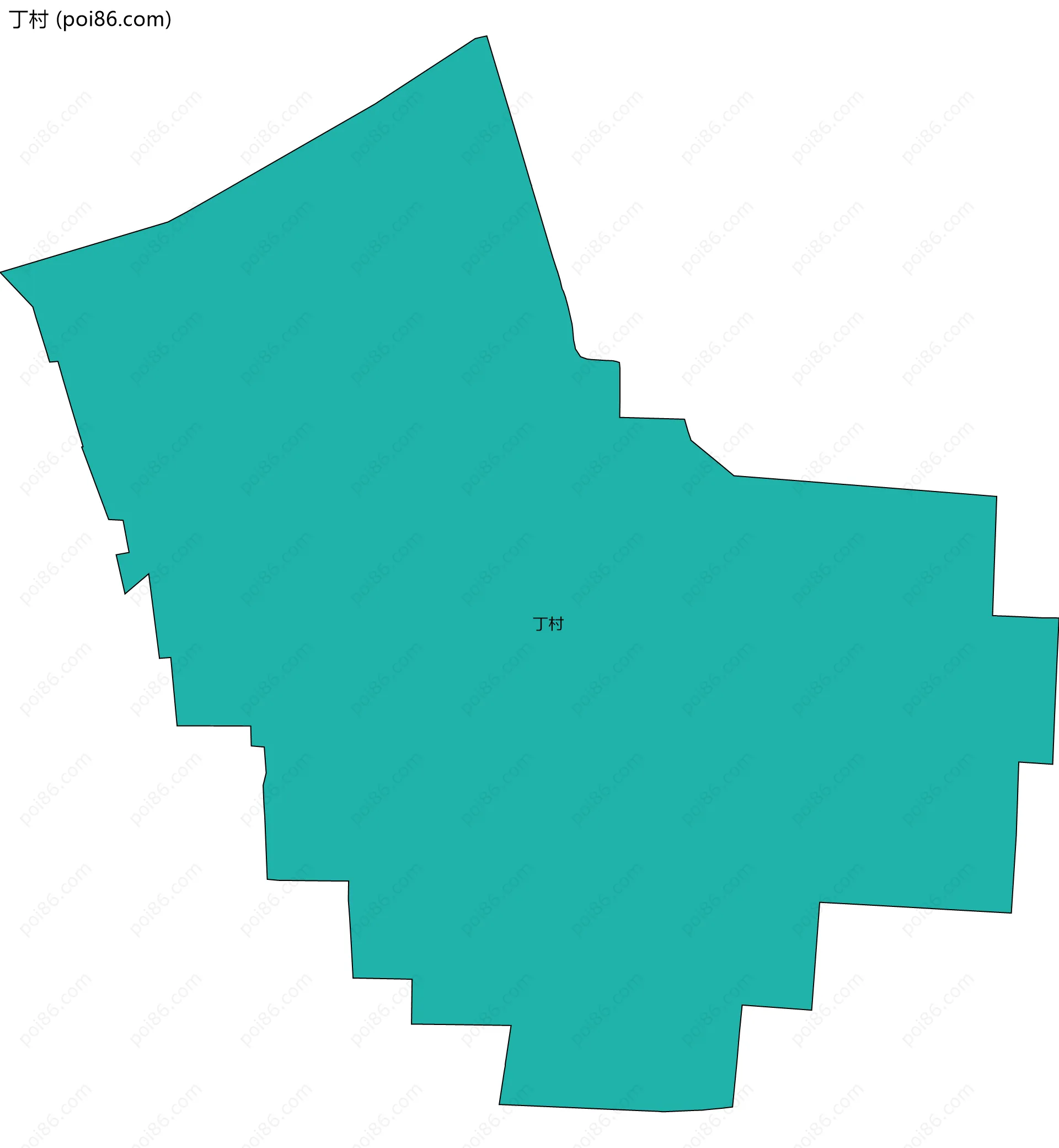 丁村边界地图