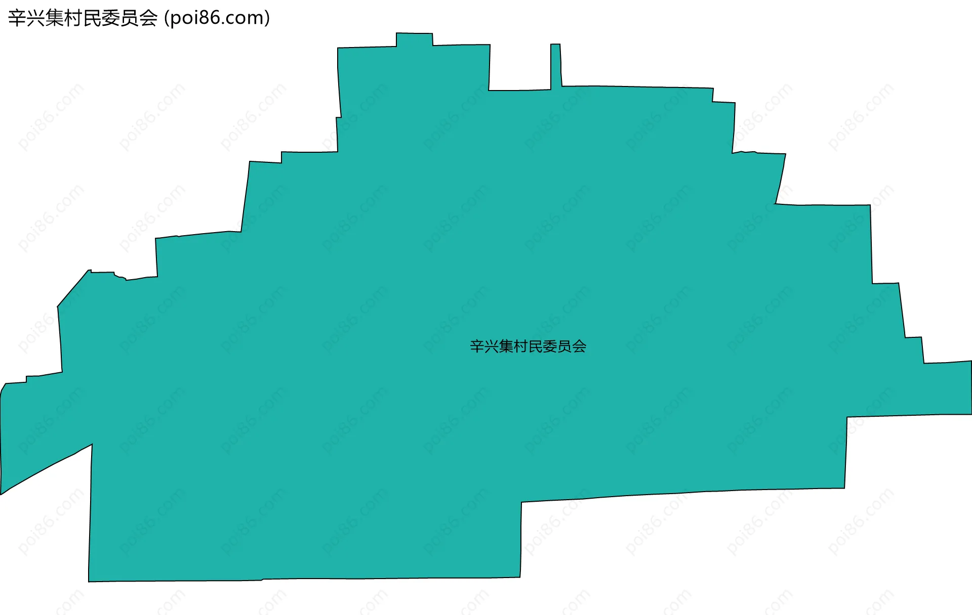 辛兴集村民委员会边界地图