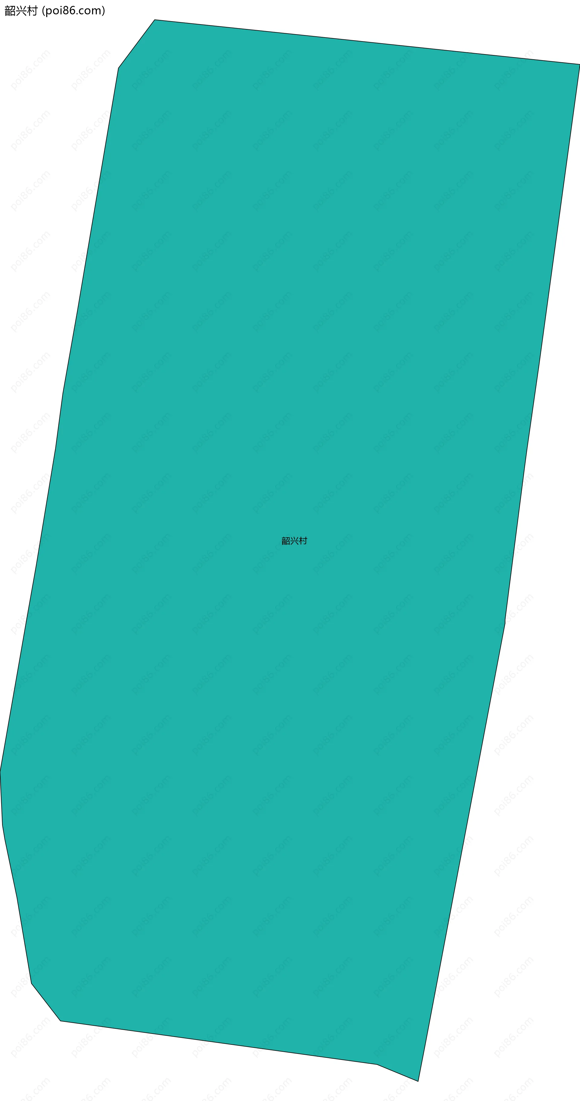 韶兴村边界地图