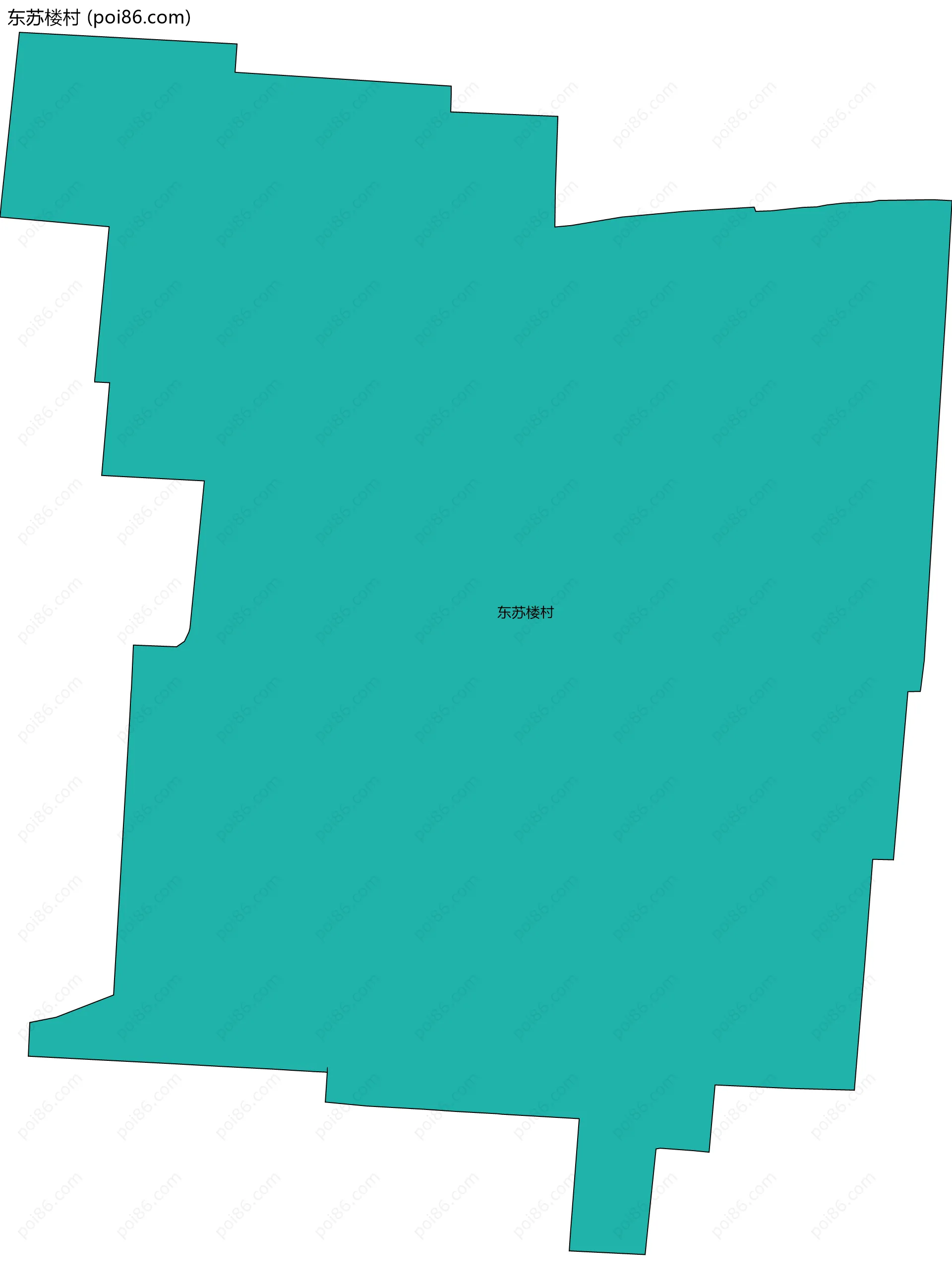 东苏楼村边界地图