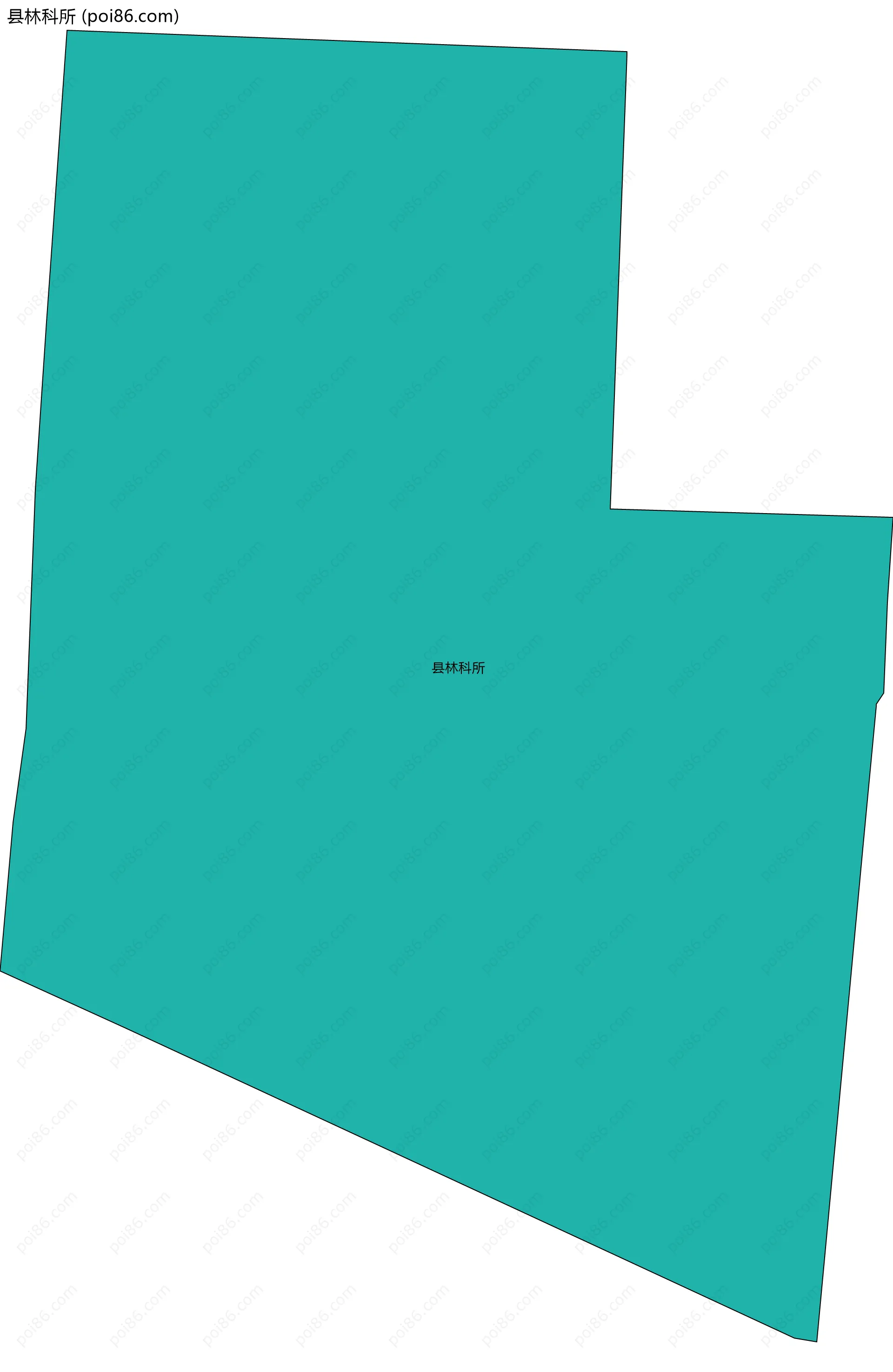 县林科所边界地图