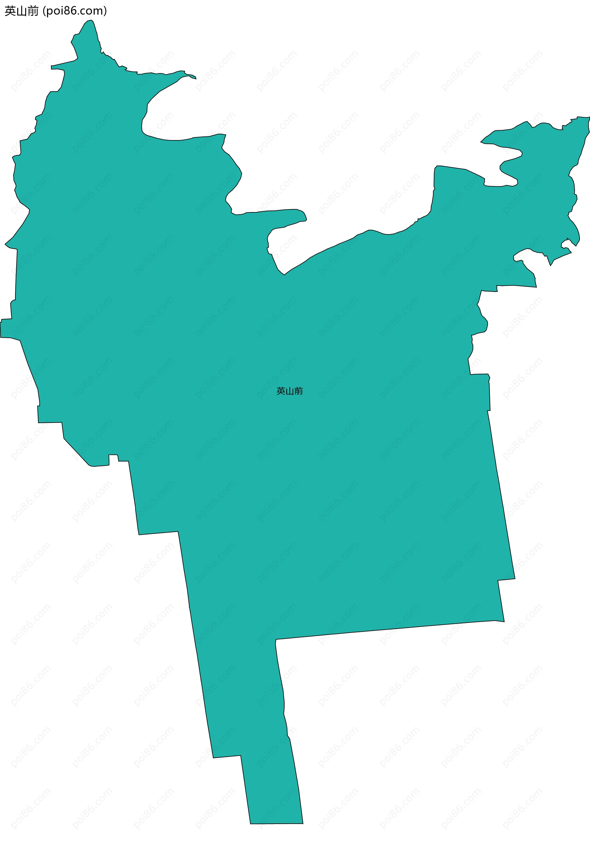 英山前边界地图